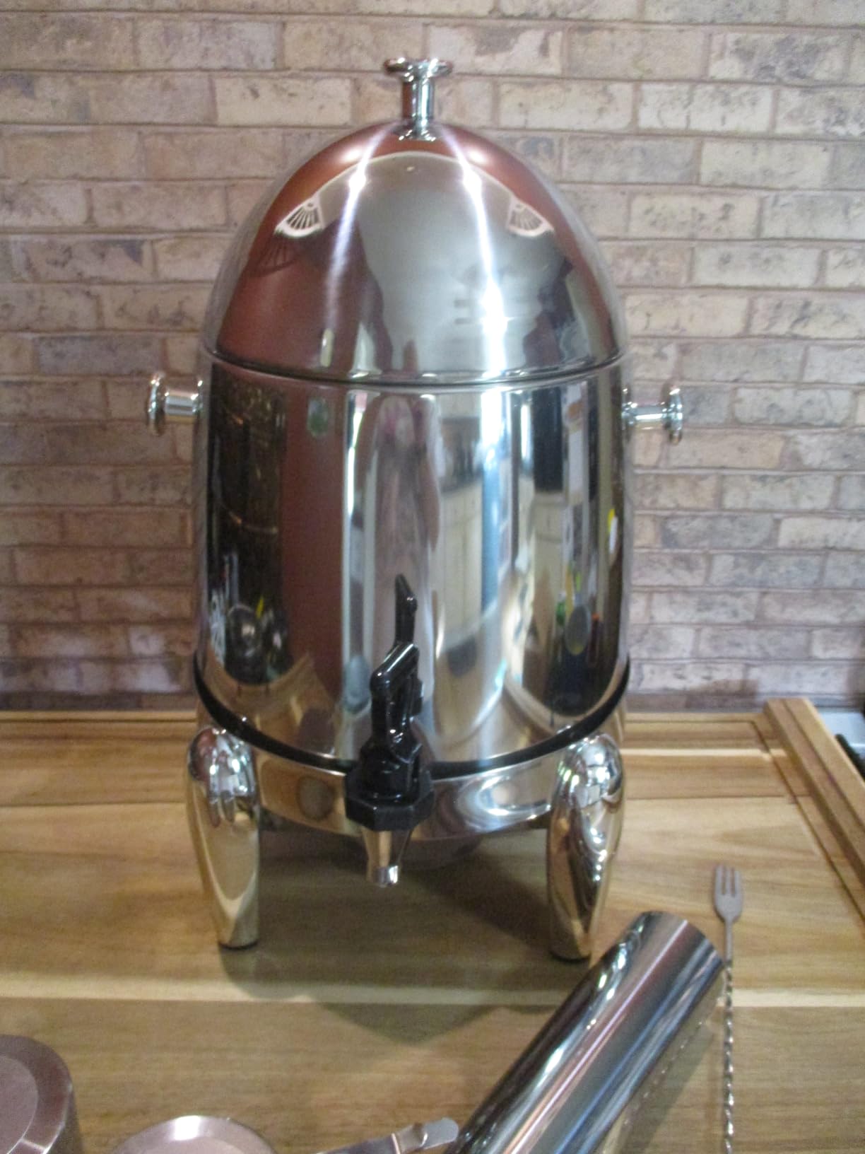 3 Gallon Beverage Dispenser with Stand, Commercial Coffee Urn with Spigot, Hot Drink Buffet Warmer Server for Parties Weddings Holiday Entertaining Catering Events (Plus Mixing Spoon and Drip Mat) customer photo 2