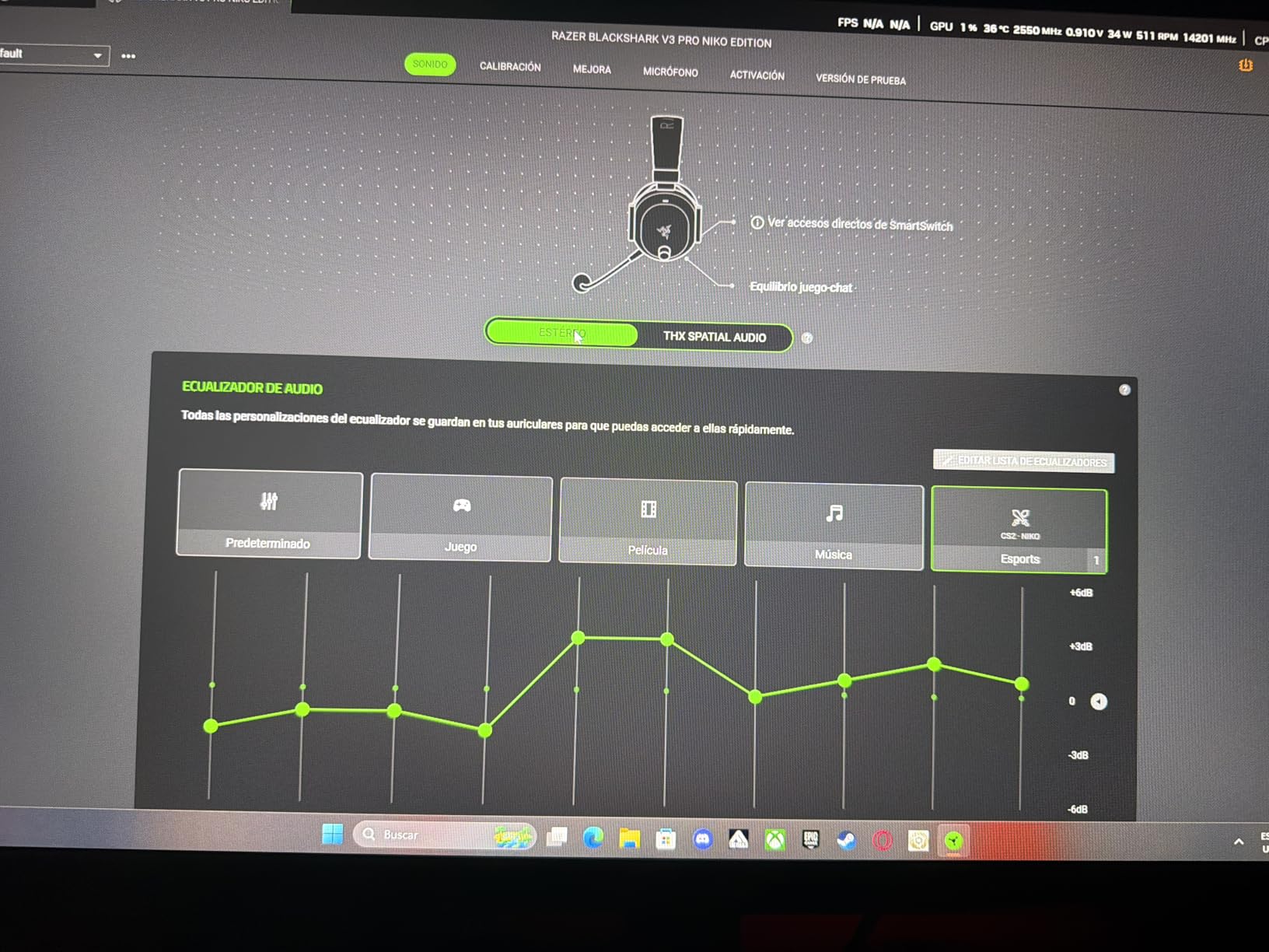 Razer BlackShark V3 Pro Wireless ANC PC Gaming Headset - ANC, Detachable Full Band Mic, 50mm Drivers, 70 Hr Battery, Multi-Mode Connectivity (2.4 GHz, Bluetooth, USB, 3.5 mm) - Black customer photo 1
