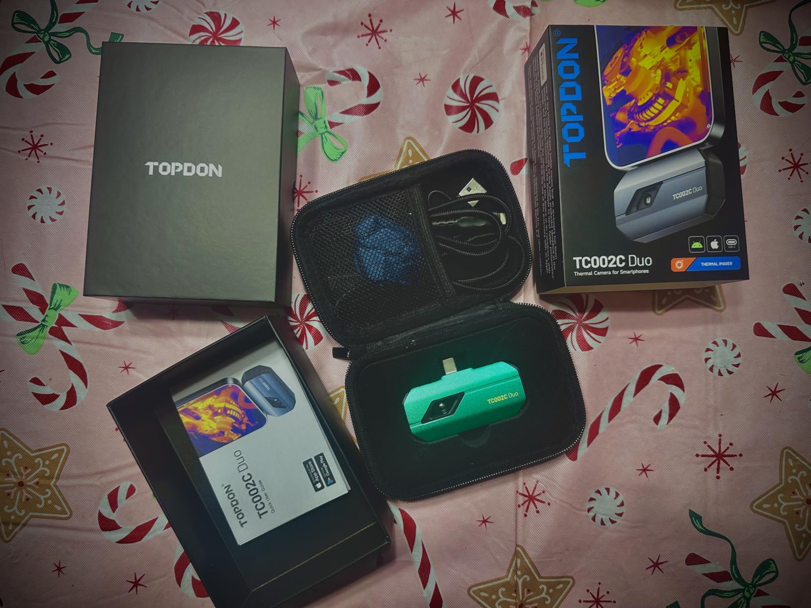 TOPDON TC002C Duo Thermal Camera, Compatible with Any USB-C iPhone, iPad & Android Device, 512 x 384 Super Resolution, 256 x 192 IR Resolution Thermal Imager, -4F~1022F Temp Range - Grey customer photo 2