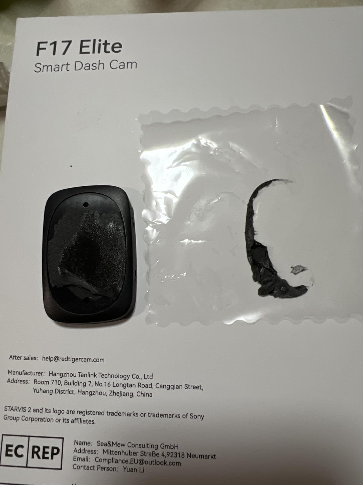 REDTIGER F17 Elite 4K Dash Cam 3 Channel, STARVIS 2 IMX678 & IMX675, 128GB Card, Full Night Color, 4K+2.5K+1080P Front and Rear Inside, Voice Control, 5GHz WiFi-30MB/s Download, GPS, HDR, Parking Mode customer photo 1