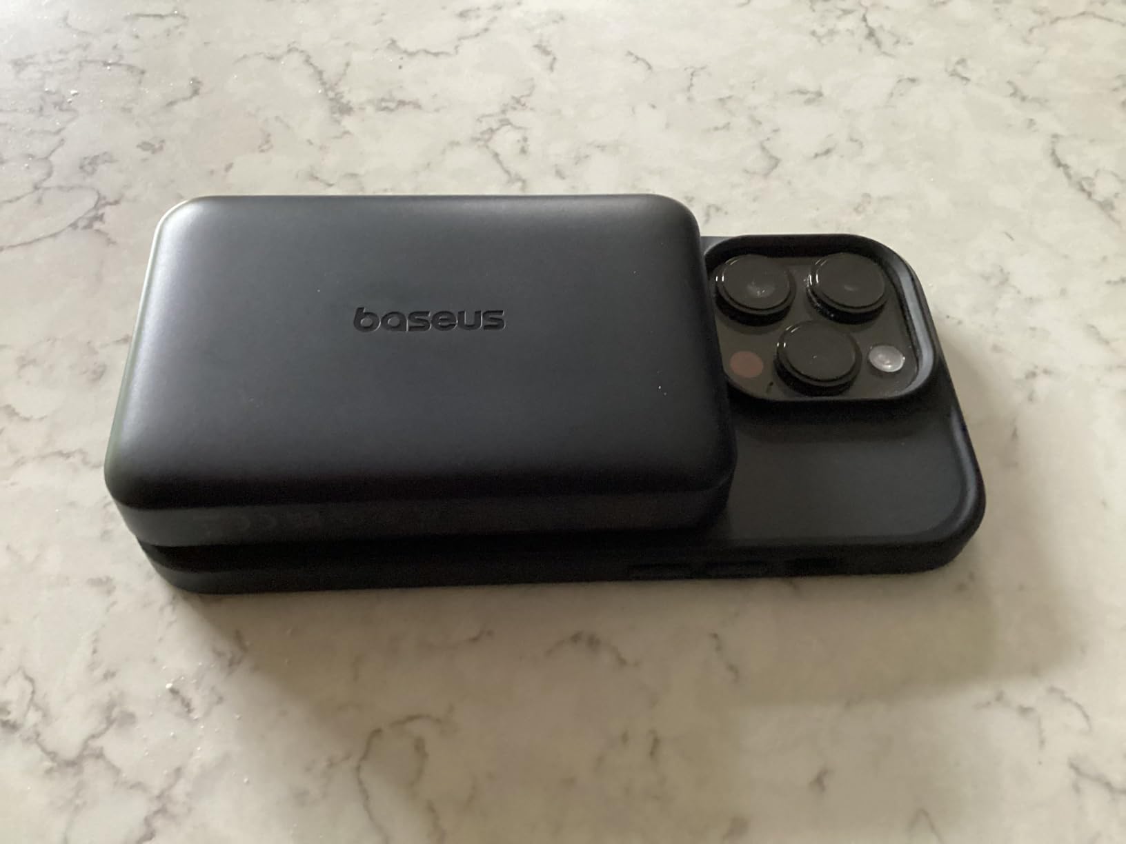 Baseus for MagSafe Portable Charger, Qi2 Certified 15W Wireless Magnetic Power Bank 10000mAh with USB-C Cable 22.5W PD Charging customer photo 1