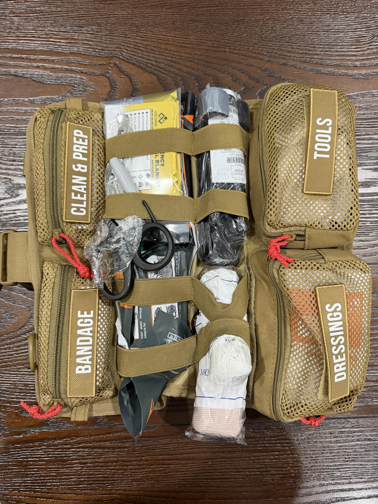 EVERLIT Roll Up Trauma First Aid Kit with CAT Tourniquet-Tactical IFAK Emergency Medical Kit for Outdoor, Vehicle & Home Preparedness-Quick Release Molle Bag for First Responders (Black) customer photo 2