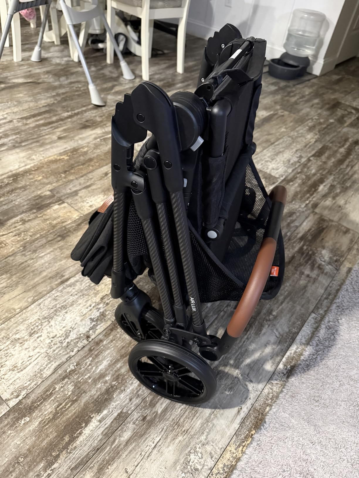 MAMAZING Air Lux Baby Stroller, Carbon Fiber Frame Only 15.8lbs, Compact Fold Toddler Stroller with Reversible Seat with Infant Insert, Included UPF 50+ Canopy, Large Storage Basket & Car Seat Adapter customer photo 1