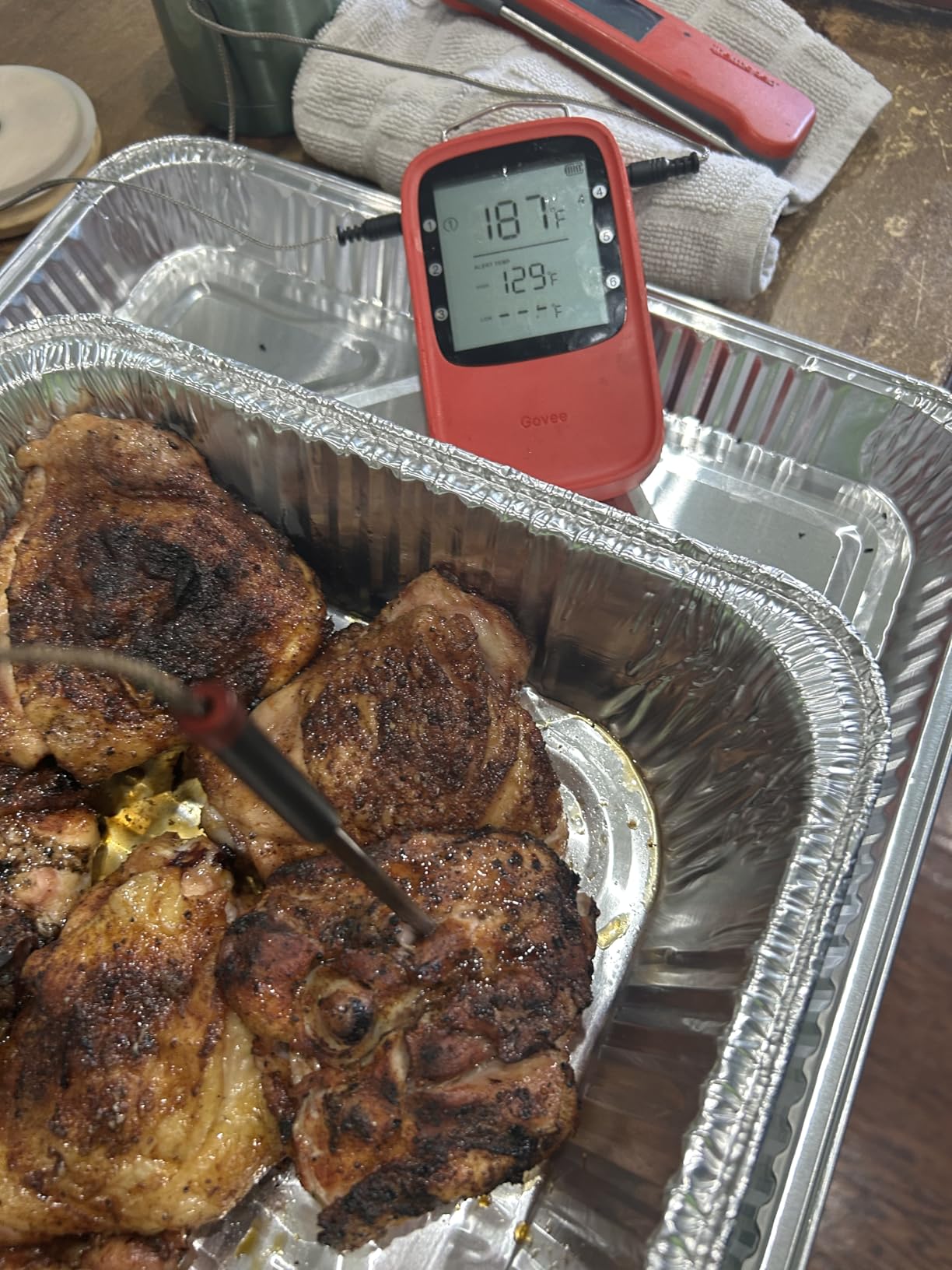 Govee Bluetooth Meat Thermometer, Digital Wireless Meat Thermometer for Smoker Oven, Smart Grill Thermometer with Dual Probes, 230ft Remote Monitor Cooking Thermometer for BBQ Kitchen Rotisserie customer photo 1
