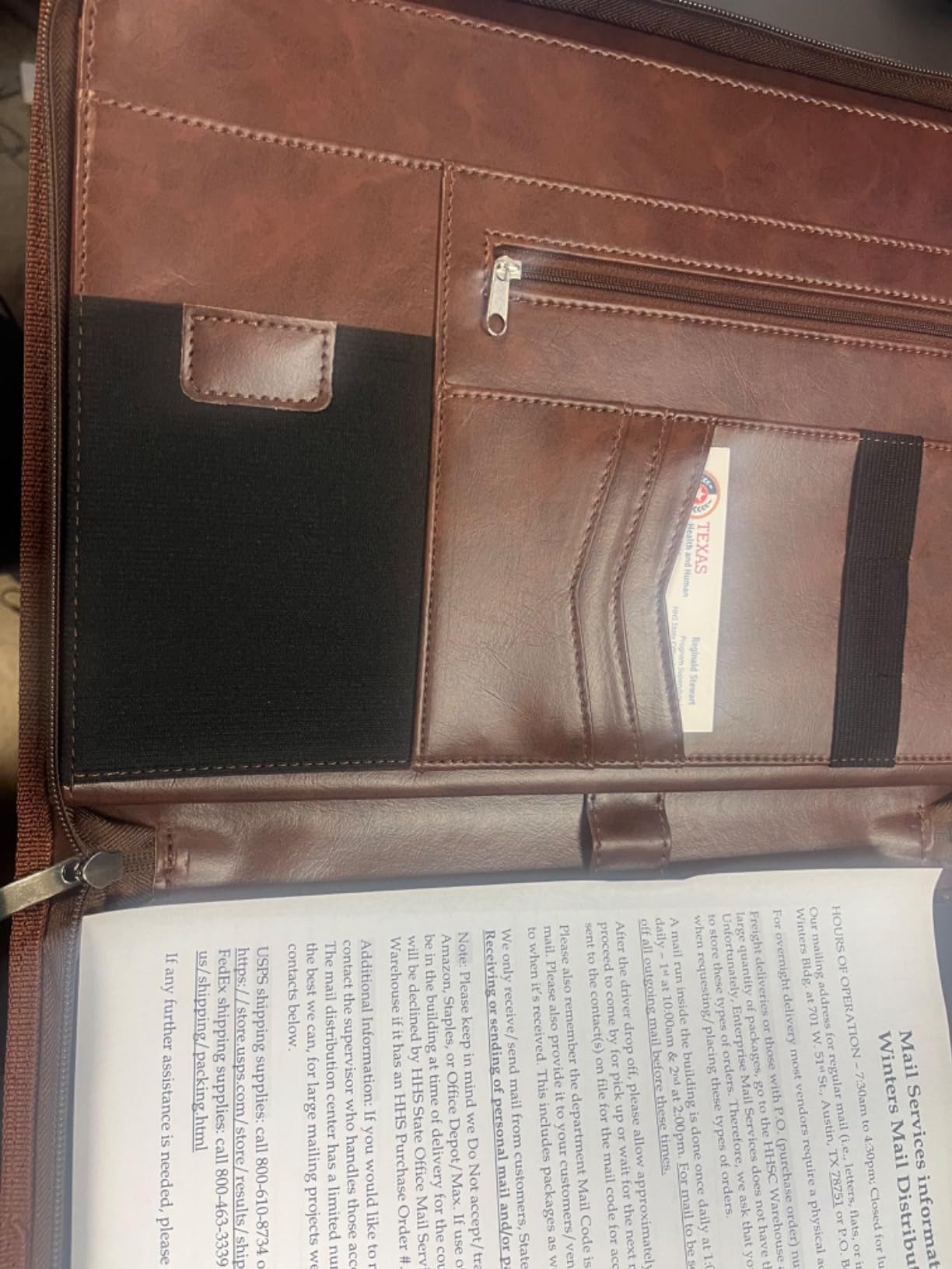 ProCase Portfolio Business Padfolio Folder with Handle and Zipper, Conference Meeting Executive File Legal Document Organizer with Pockets Letter Size A4 Writing Pad Notepad Padfolio -Allblack customer photo 2