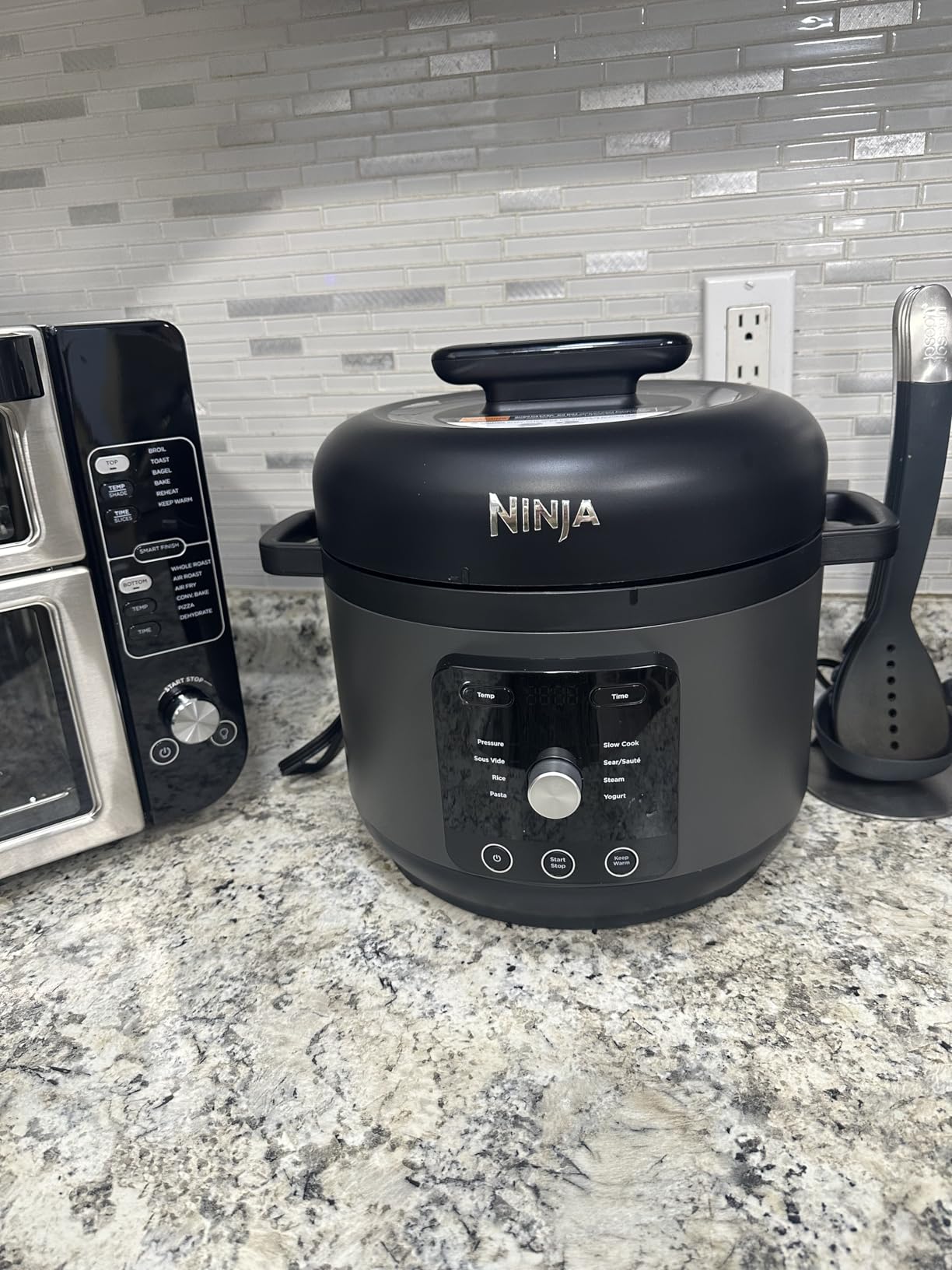 Ninja HyperHeat 9-in-1 Electric Pressure Cooker | 6.5 Qt Multi Cooker with Sear/Sauté, Slow Cooker, Rice Cooker, Sous Vide | 1200W | PFAS-Free Pot customer photo 2