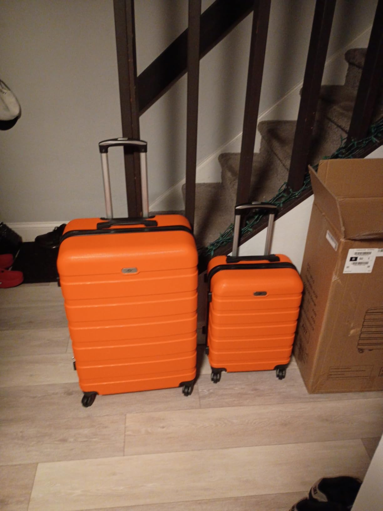 Suitour Luggage Sets 4 piece with Spinner Wheels,Hard Shell Luggage set for Women,16