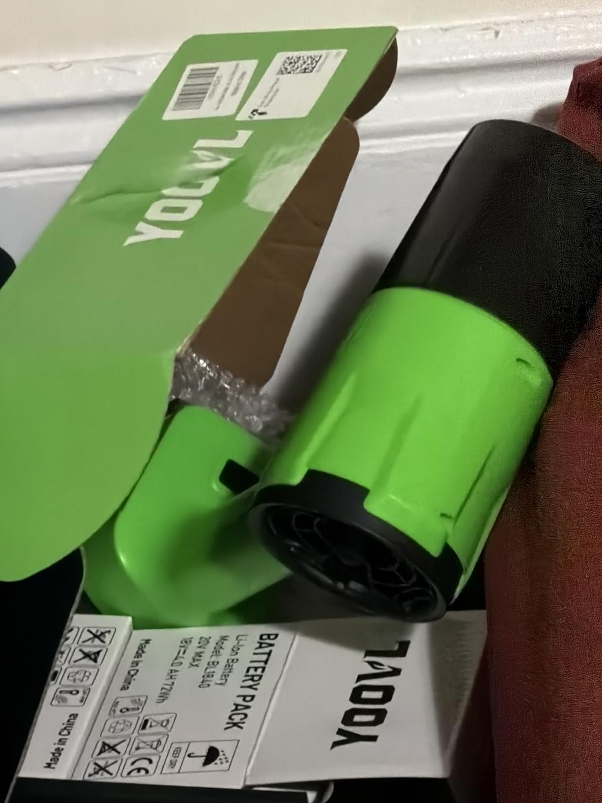 Cordless Leaf Blower Handheld with 2x 4.0Ah Battery and Charger, 6 Speed Modes, Lightweight Blower customer photo 1
