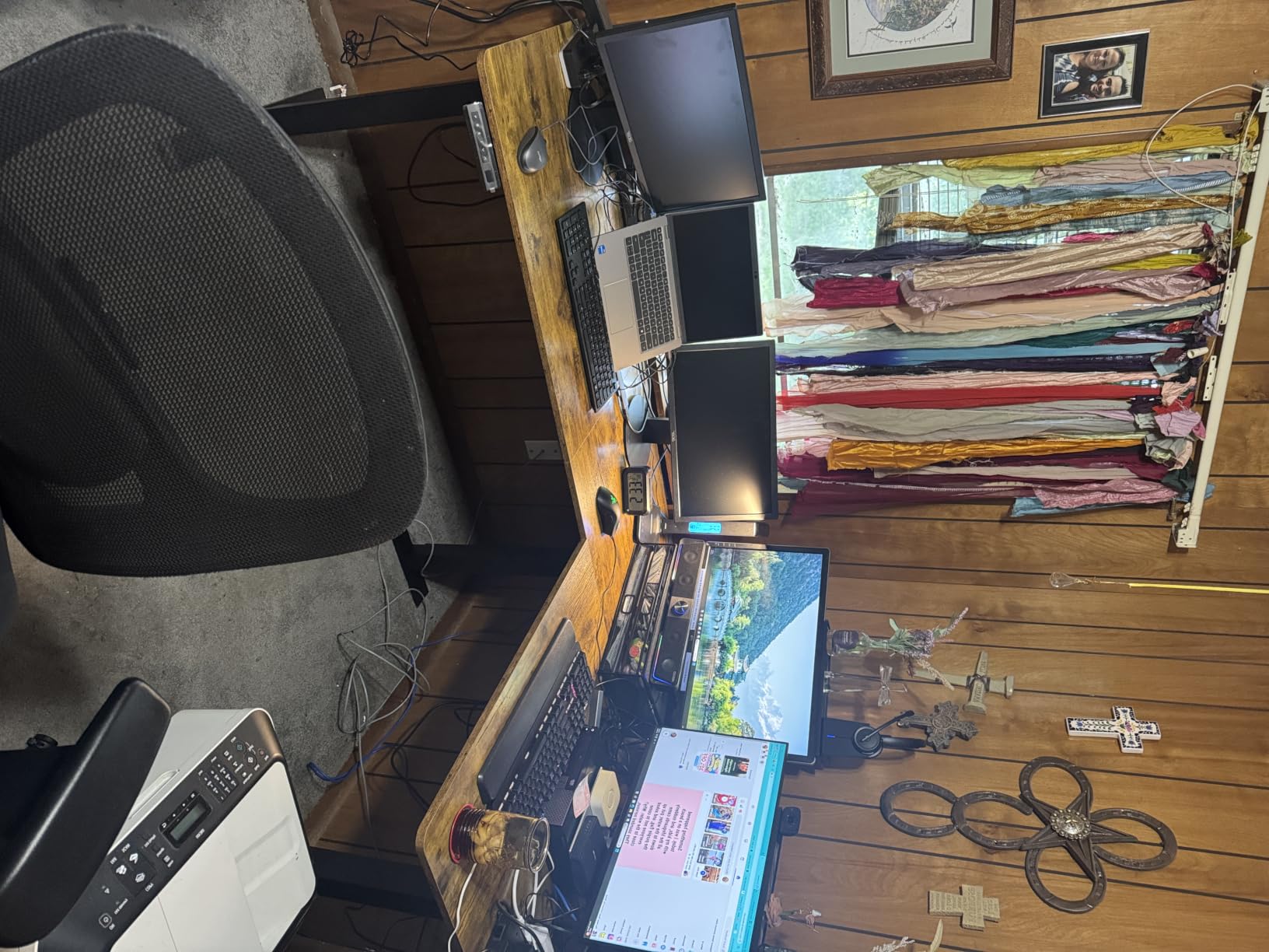 Cubiker Reversible L Shaped Standing Desk - 63 x 55 Inch Electric Adjustable Height Corner Standing Desk customer photo 1