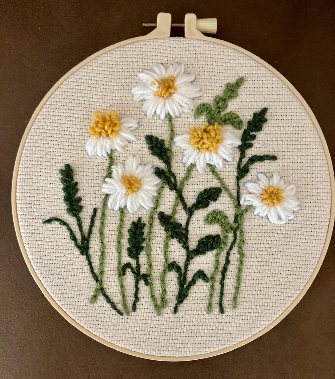 ERKOON Punch Needle Kit Beginners Adults, DIY Easy Flower Embroidery Set customer photo 1