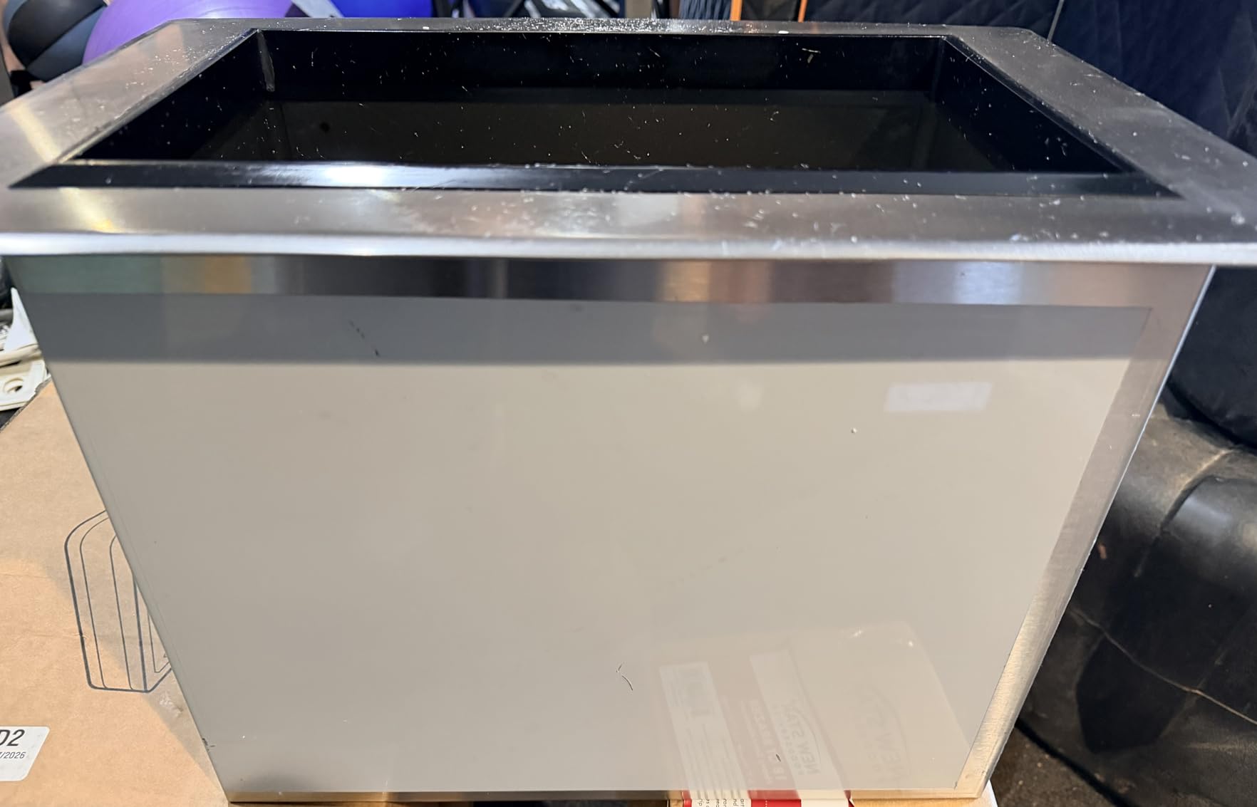 HARDURA Drop-in Stainless Steel Ice Bin, Commercial Insulated Ice Chest with Sliding Cover for Storing Ice Cold Wine Beer customer photo 2