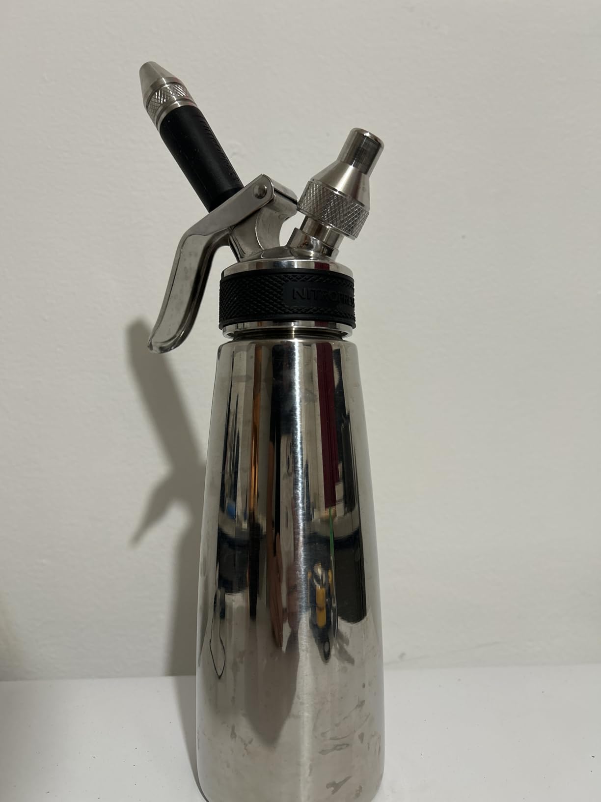 NitroPress Pro Electric Nitro Cold Brew Coffee & Cocktail Maker Machine, Air-Powered Nitro Coffee Maker & Nitrogen Infuser, Coffee Matcha Cocktails & Drinks Stainless Steel Home Bar Beverage System customer photo 2