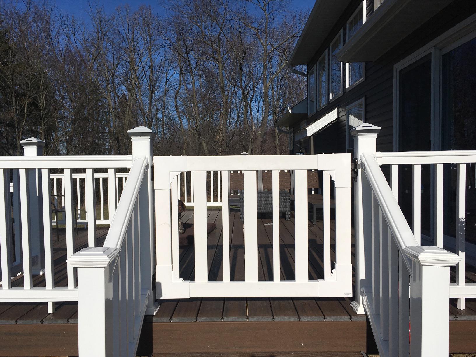 6ft H x 4ft W (1 Gate) No Dig WamBam Cambridge Gate Kit, White Vinyl Privacy Yard Fence Entry with Hardware Included for Cambridge Fence Kit, Durable Outdoor Access Door for Yard or Garden, BL19111 customer photo 2