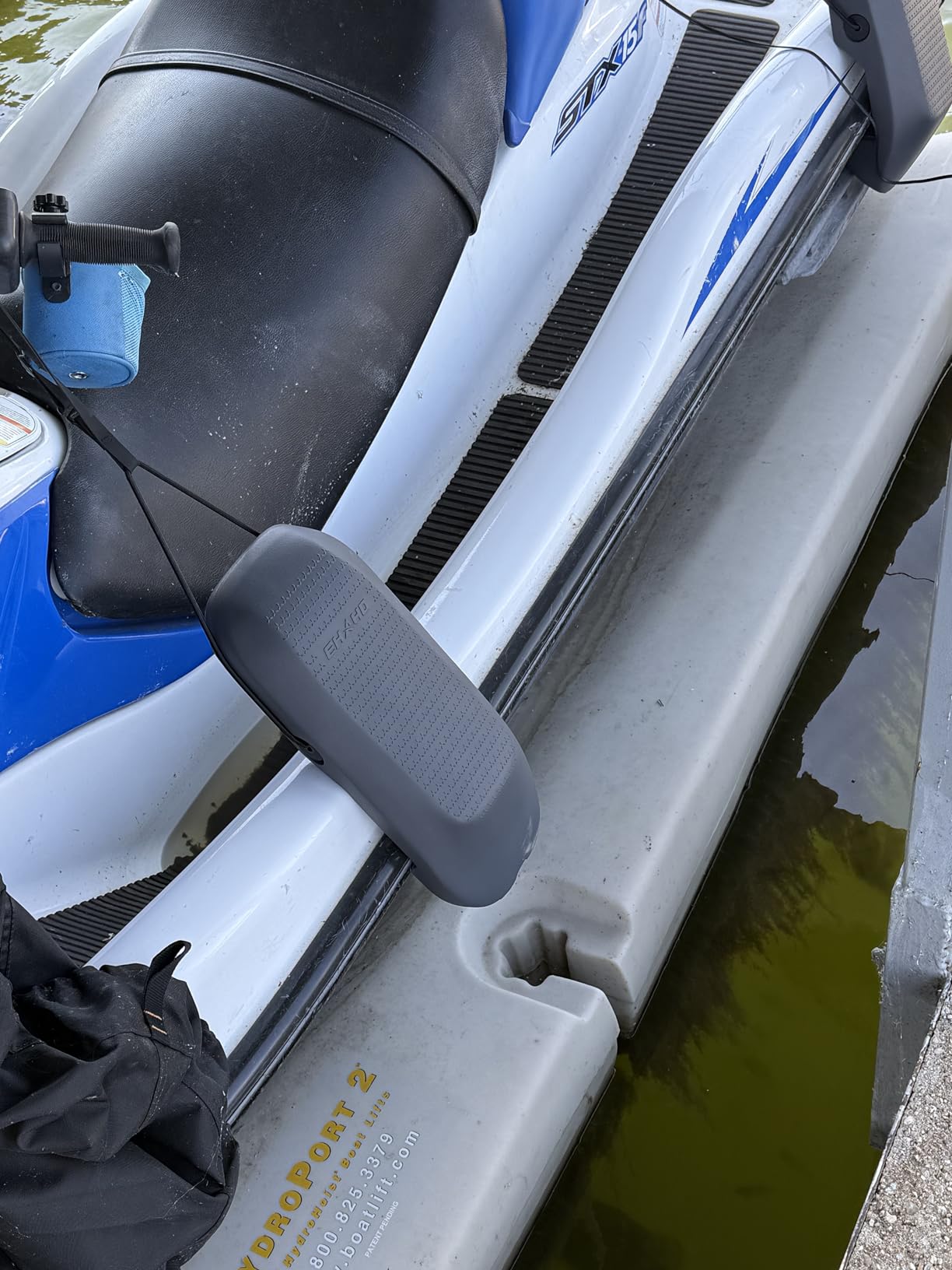 Ehaho PWC Fenders, Jet Ski Bumpers 2 Pack, Portable Boat Gear for Docking, Premium EVA PWC Bumpers with Secure Rub Rail Grip and Knotless Strap System customer photo 1