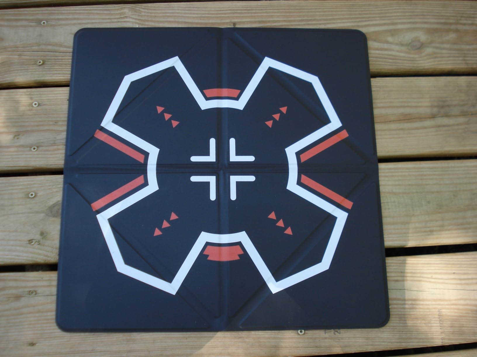 Universal Drone Landing Pad - Fast-Foldable, Portable, Weighted for Wind Resistance | Waterproof Landing Pad Compatible with DJI Mini 4k/3/5 Pro, Mavic 4, Air 3s, Neo, and Flip (black) customer photo 1