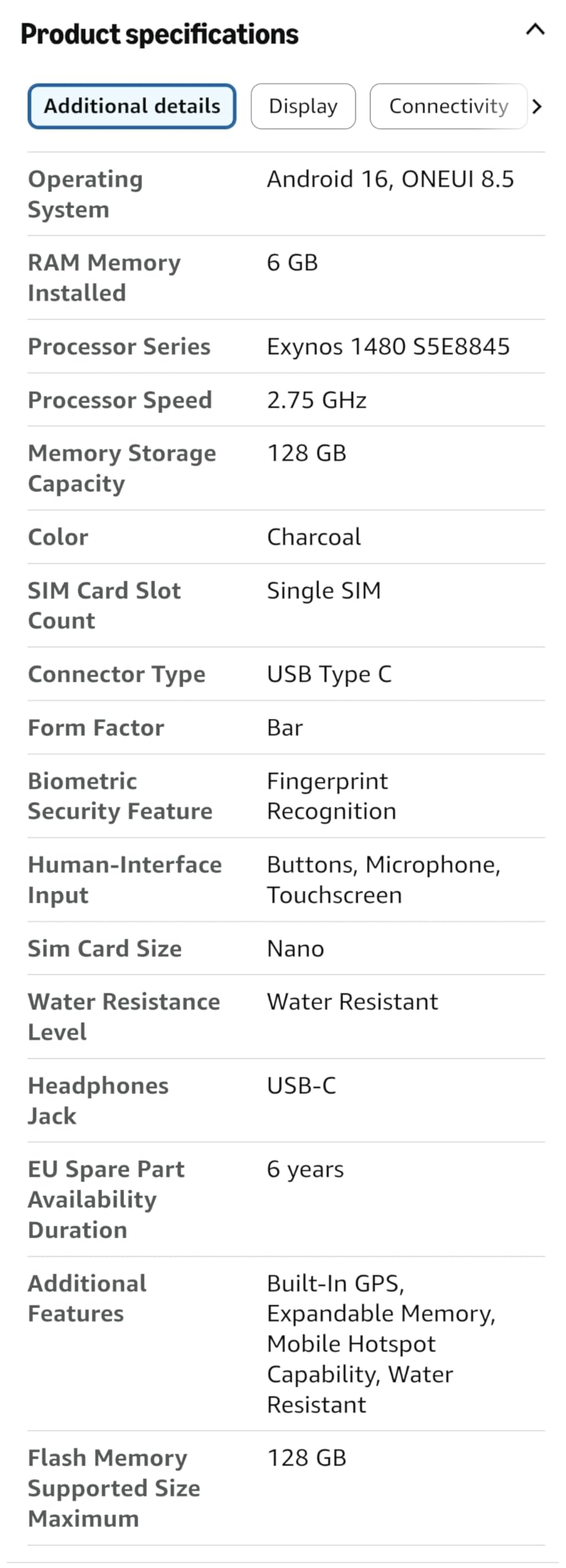 Galaxy A37 5G (2026), Unlocked Android Smartphone, 128GB, AMOLED Display, Triple Camera, IP68, Slim Phone, 5000mAh Battery, US Version, US 1 Yr Warranty, Awesome Lavender customer photo 2