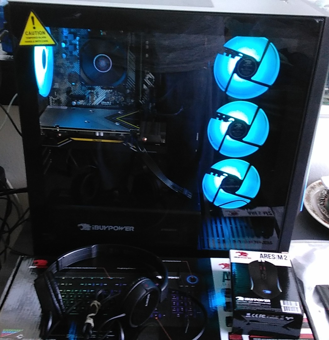 iBUYPOWER Element Gaming PC Desktop Computer AMD Ryzen 9 7900X CPU, NVIDIA GeForce RTX 5070 12GB GPU, 32GB DDR5 RGB 5200MHz RAM, 1TB NVMe SSD, Windows 11 Home, Gamer Keyboard and Mouse customer photo 1