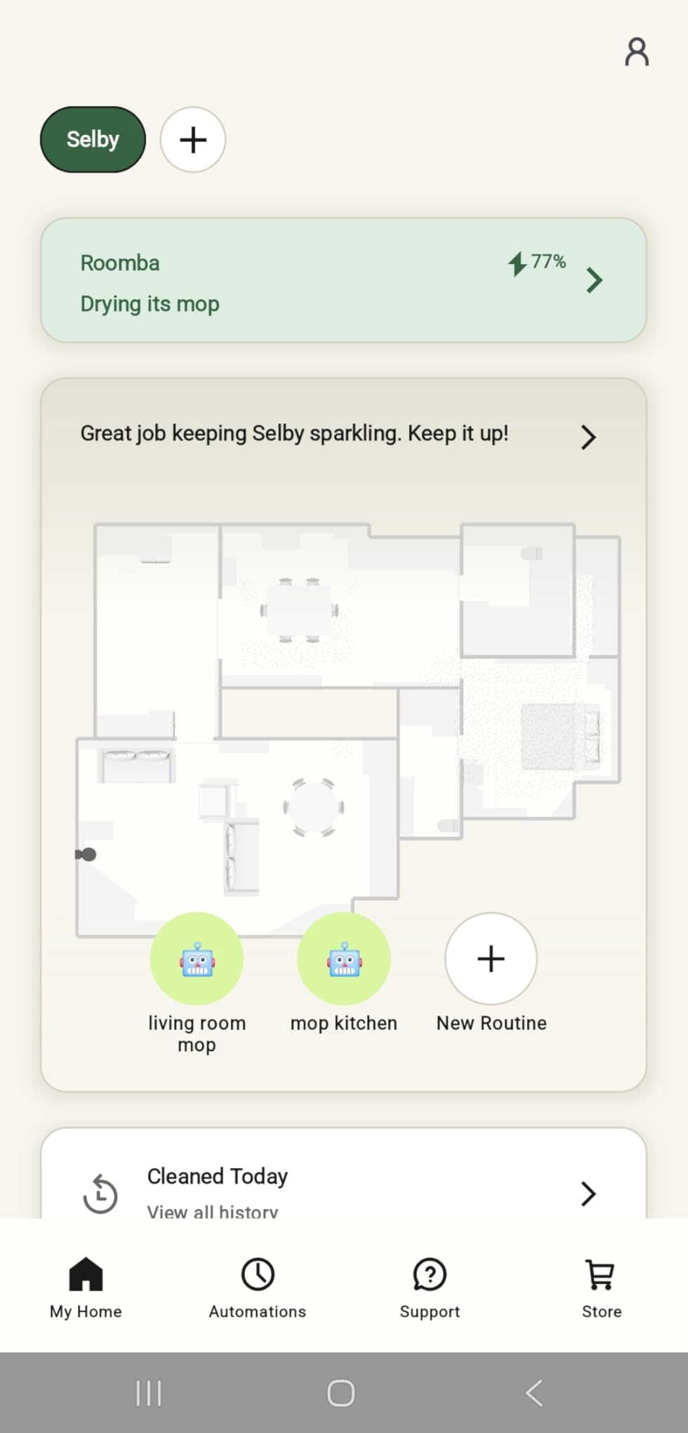 Roomba 505X Robot Vacuum & Mop Combo, 70x More Suction, Multifunction Dock, 75 Day AutoEmpty, Self-Cleaning & Hot Dry, Lifting Spinning Mop Pads, AI Smart Obstacle Avoidance customer photo 1