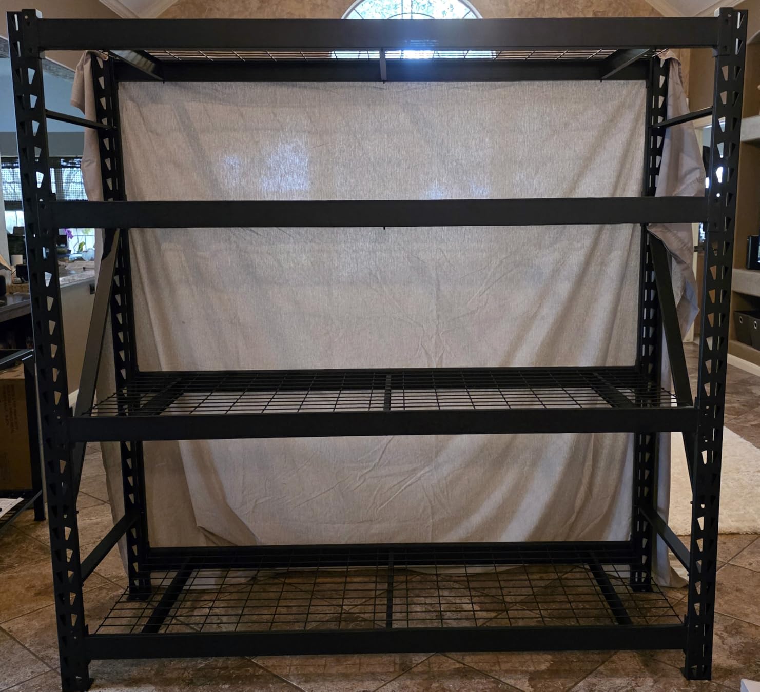 CAMMOO 6000LBS Heavy Duty Storage Shelves, 72