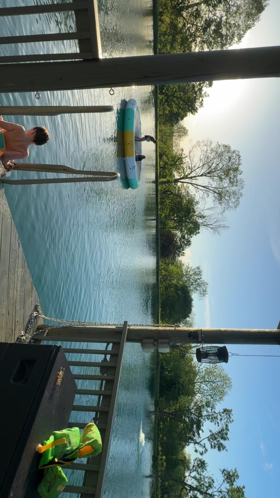 COOLWAVE Water Trampoline for Lake, Floating Trampoline for Lake Pool Ocean with Pump customer photo 2