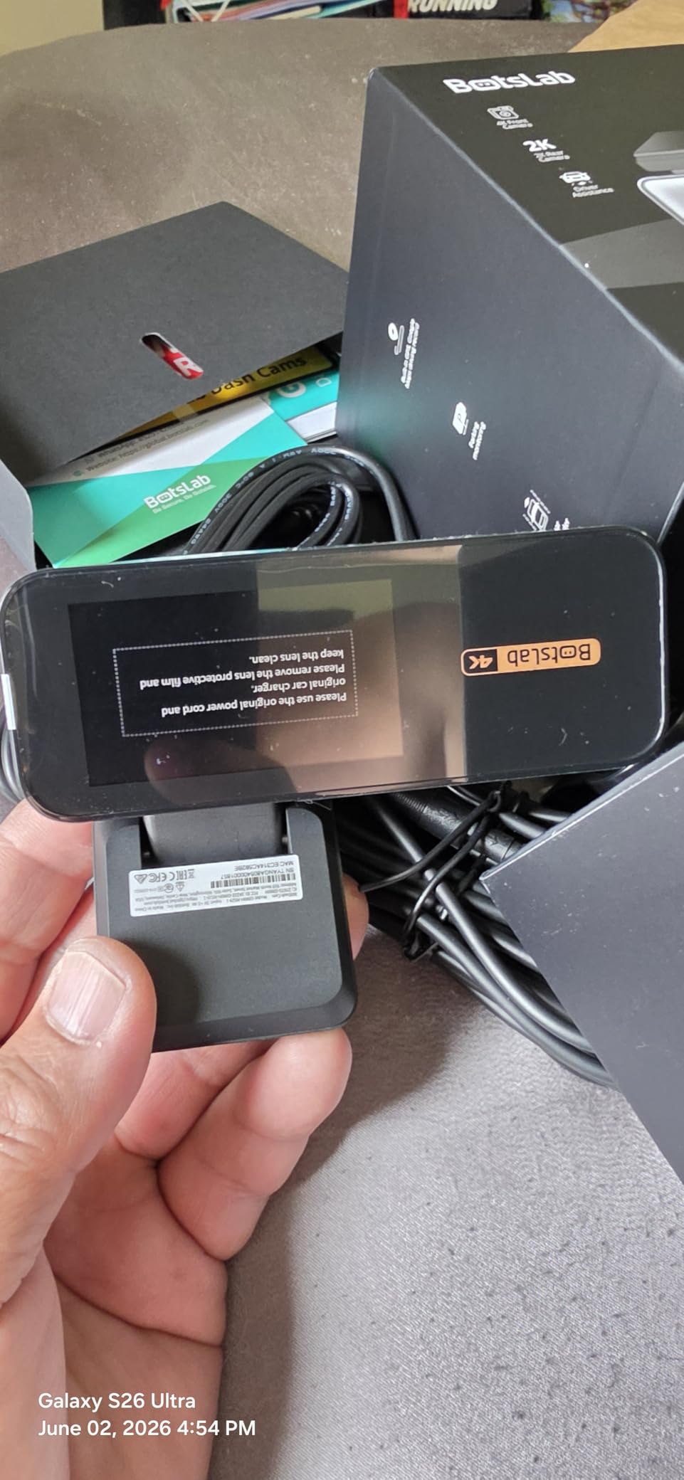BOTSLAB 4K Dash Cam Front and Rear[2026 Upgraded], 64GB SD Card Included, STARVIS Sensor, 170° Ultra Wide 4K+2K Dashcam with ADAS, Night Vision, 24/7 Parking Mode, WDR, 5.8GHz WiFi, GPS, Loop Recording customer photo 2