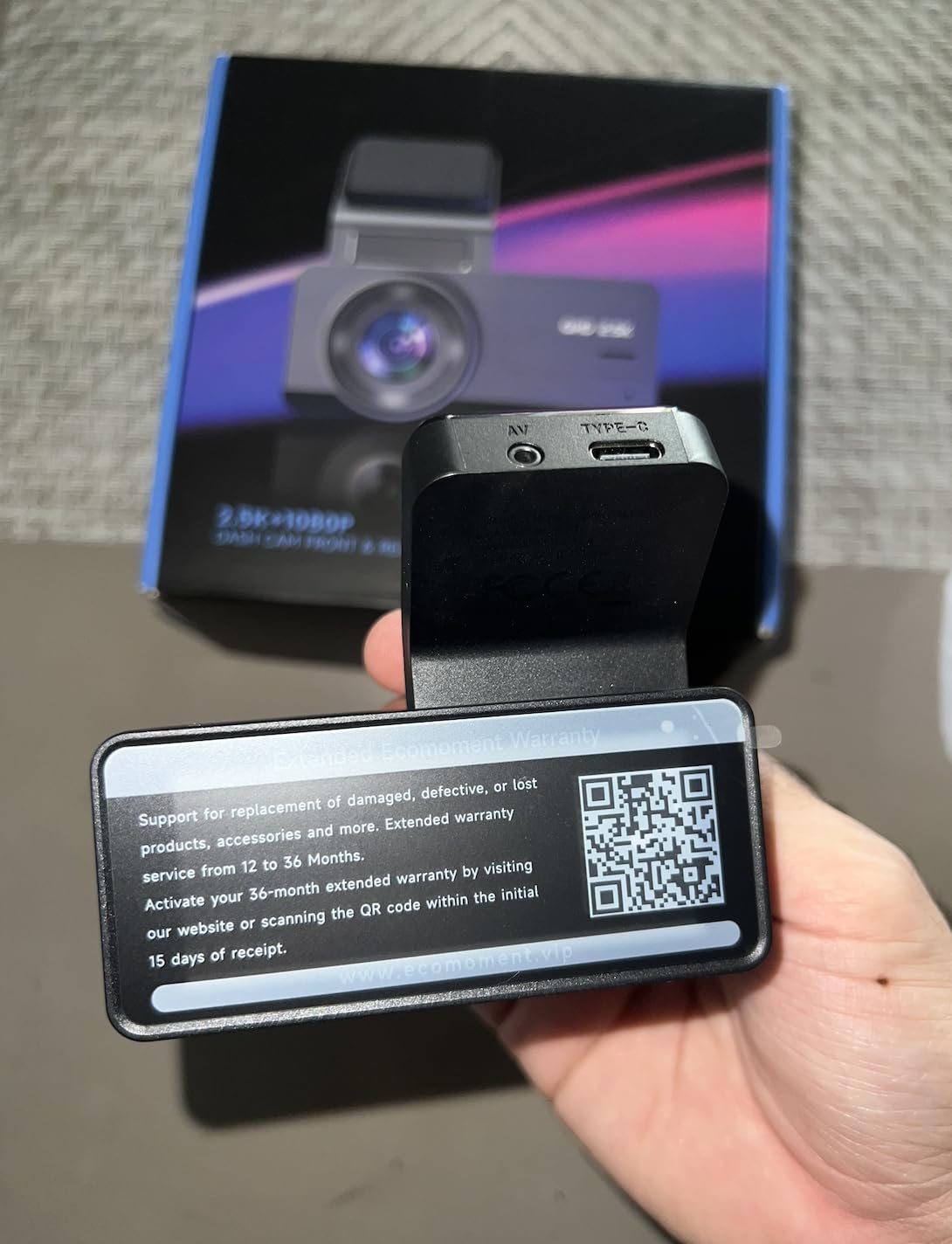 E-YEEGER Dash Cam Front and Rear, 4K+1080P Dual Channel Dash Camera for Cars with Night Vision, Mini Car Camera with 1.97