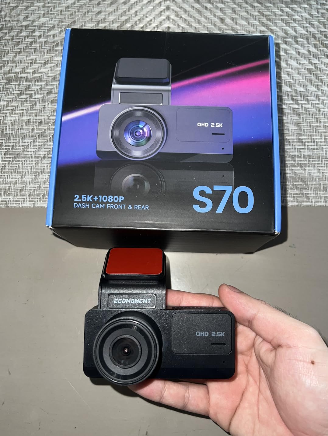 E-YEEGER Dash Cam Front and Rear, 4K+1080P Dual Channel Dash Camera for Cars with Night Vision, Mini Car Camera with 1.97