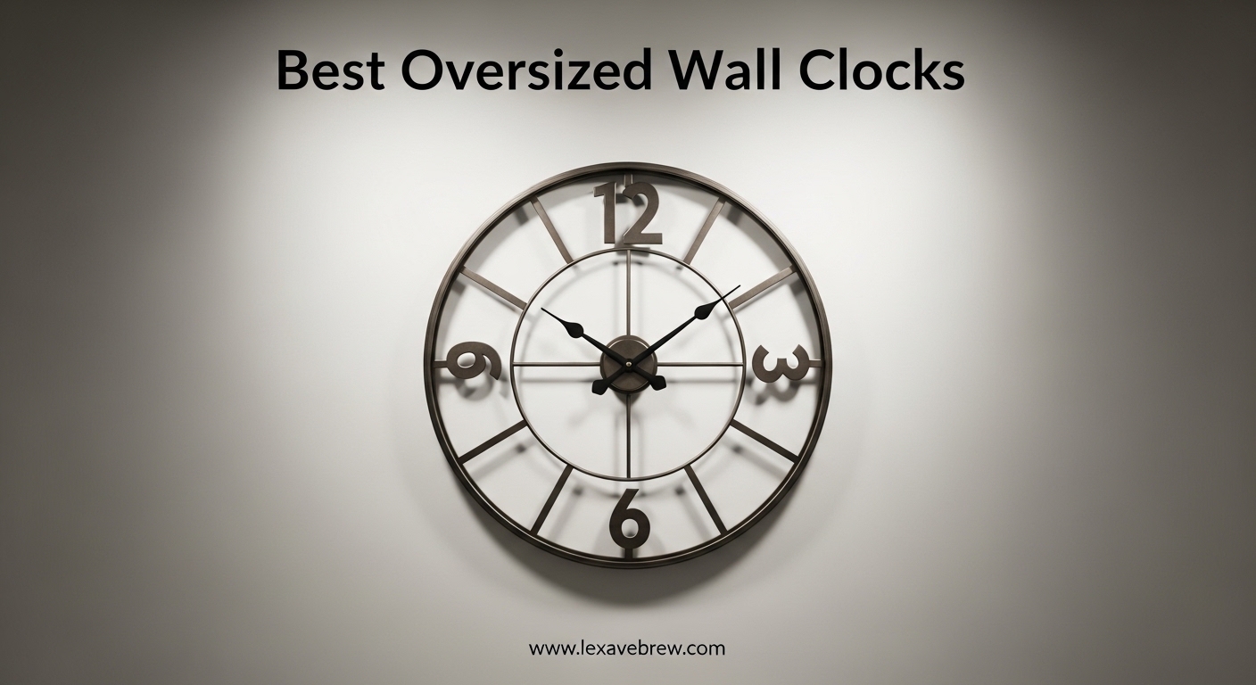 Best Oversized Wall Clocks