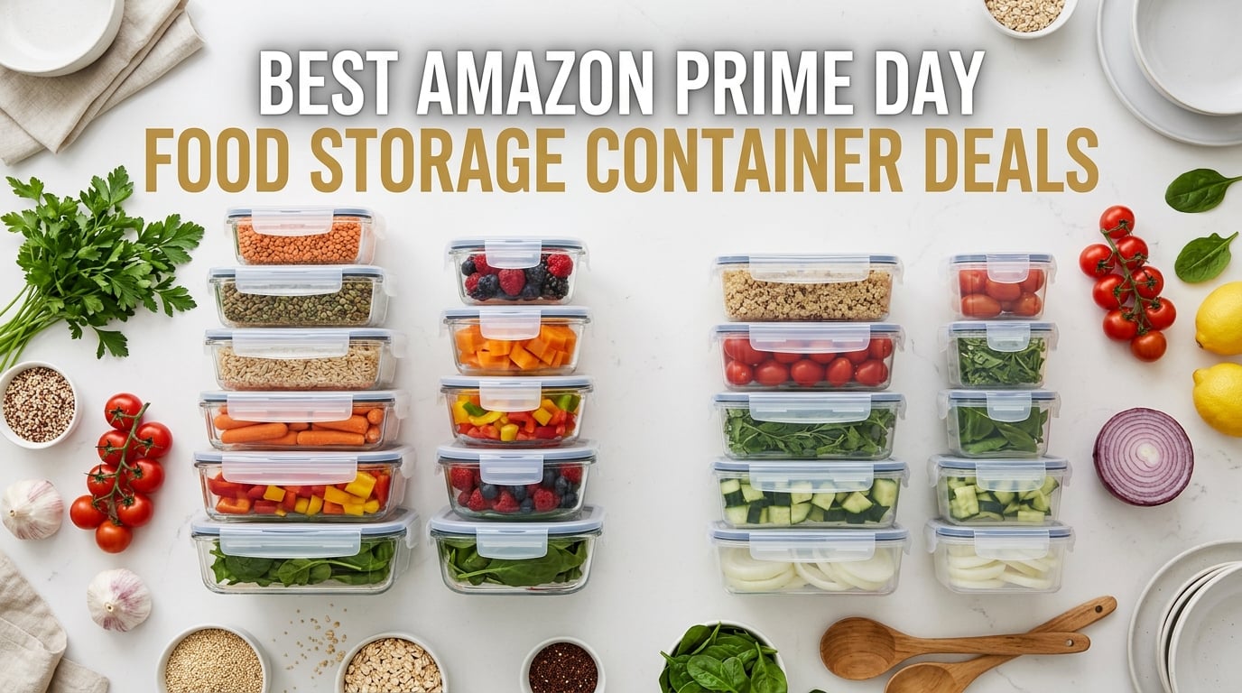Best Amazon Prime Day Food Storage Container Deals 2026
