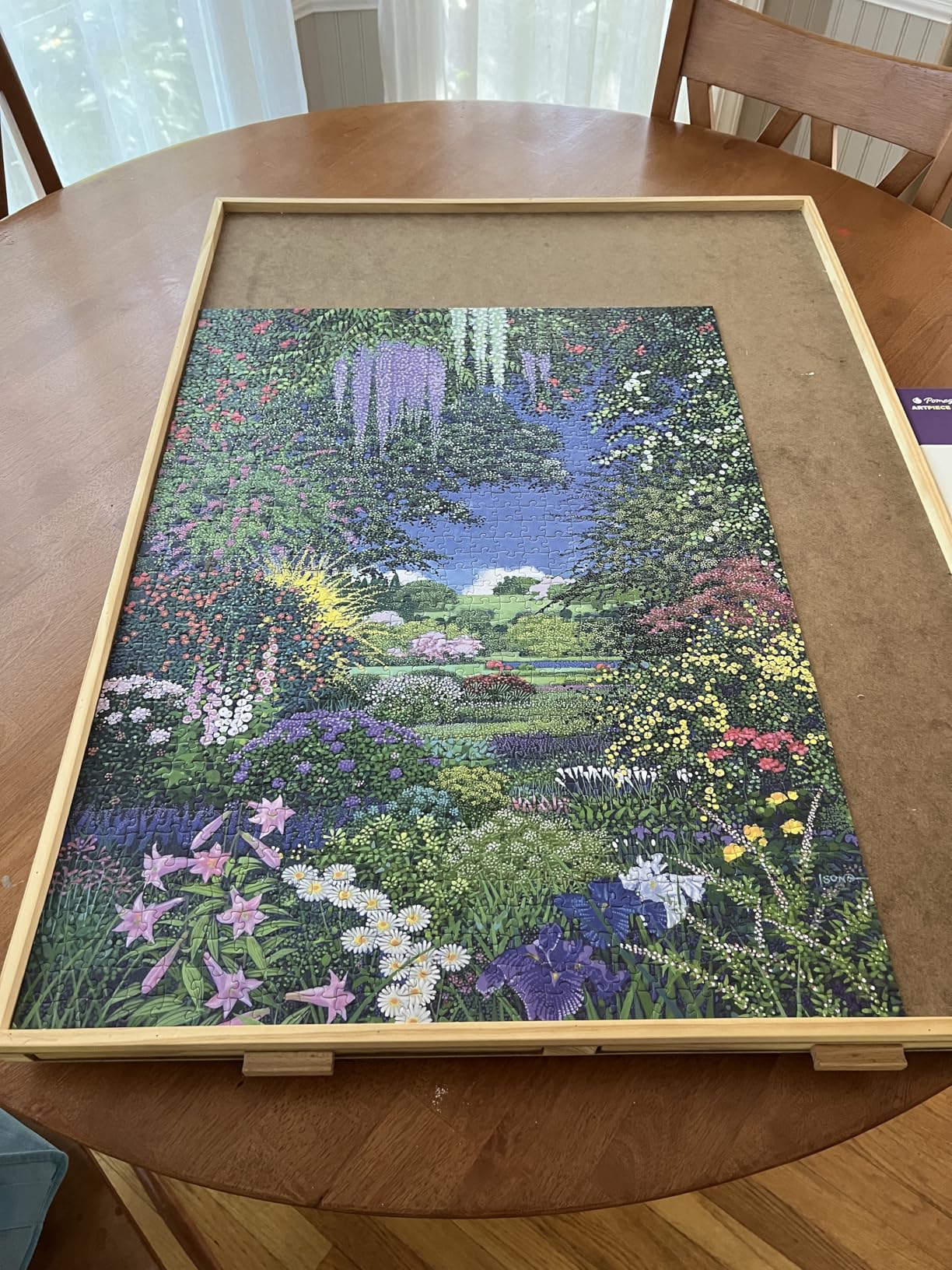 Pomegranate 1000-Piece Jigsaw Puzzle for Adults, Hiroo Isono's Full Bloom, Matte Finish, Snug Fit customer photo 1