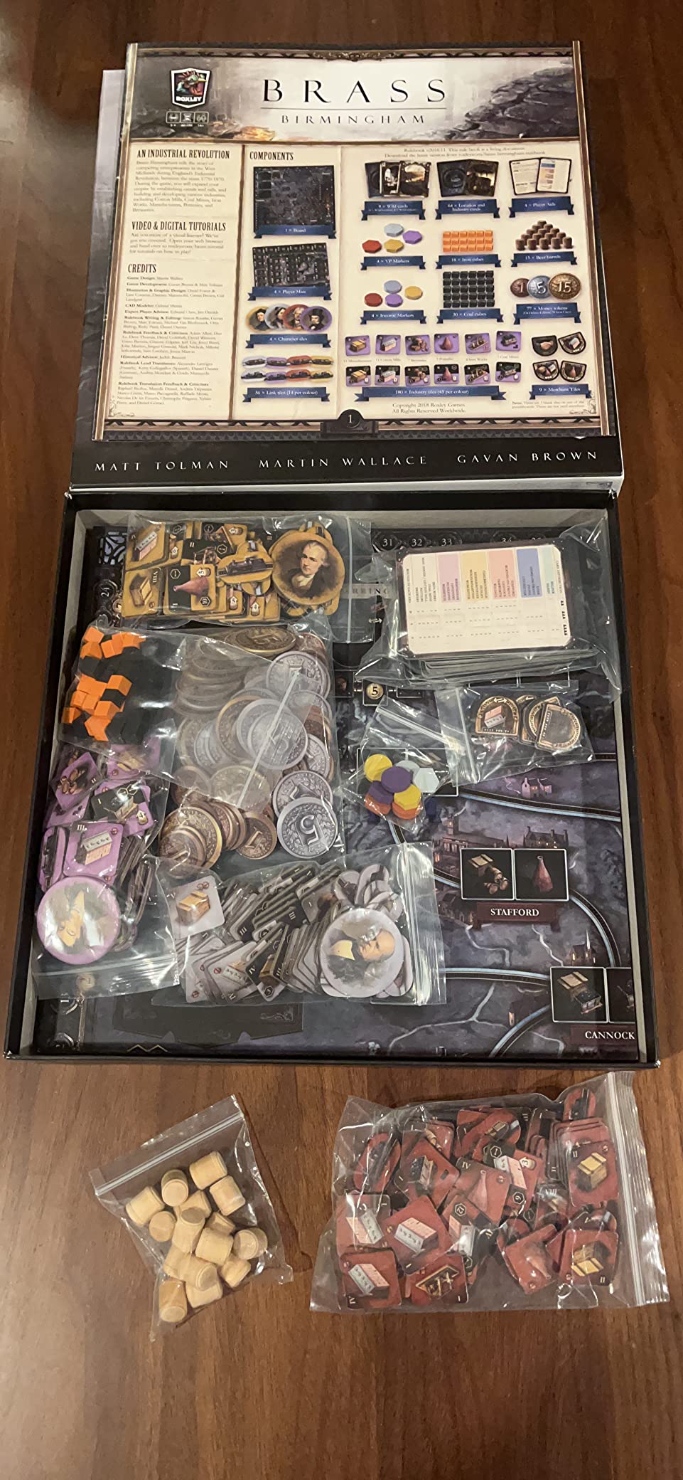Roxley Games Brass: Birmingham - Critically Acclaimed Economic Strategy Game for 2-4 Players, #1 Board Game on Board Game Geek, Ages 14+, Plays in 60-120 Minutes, Martin Wallace's original masterpiece customer photo 1