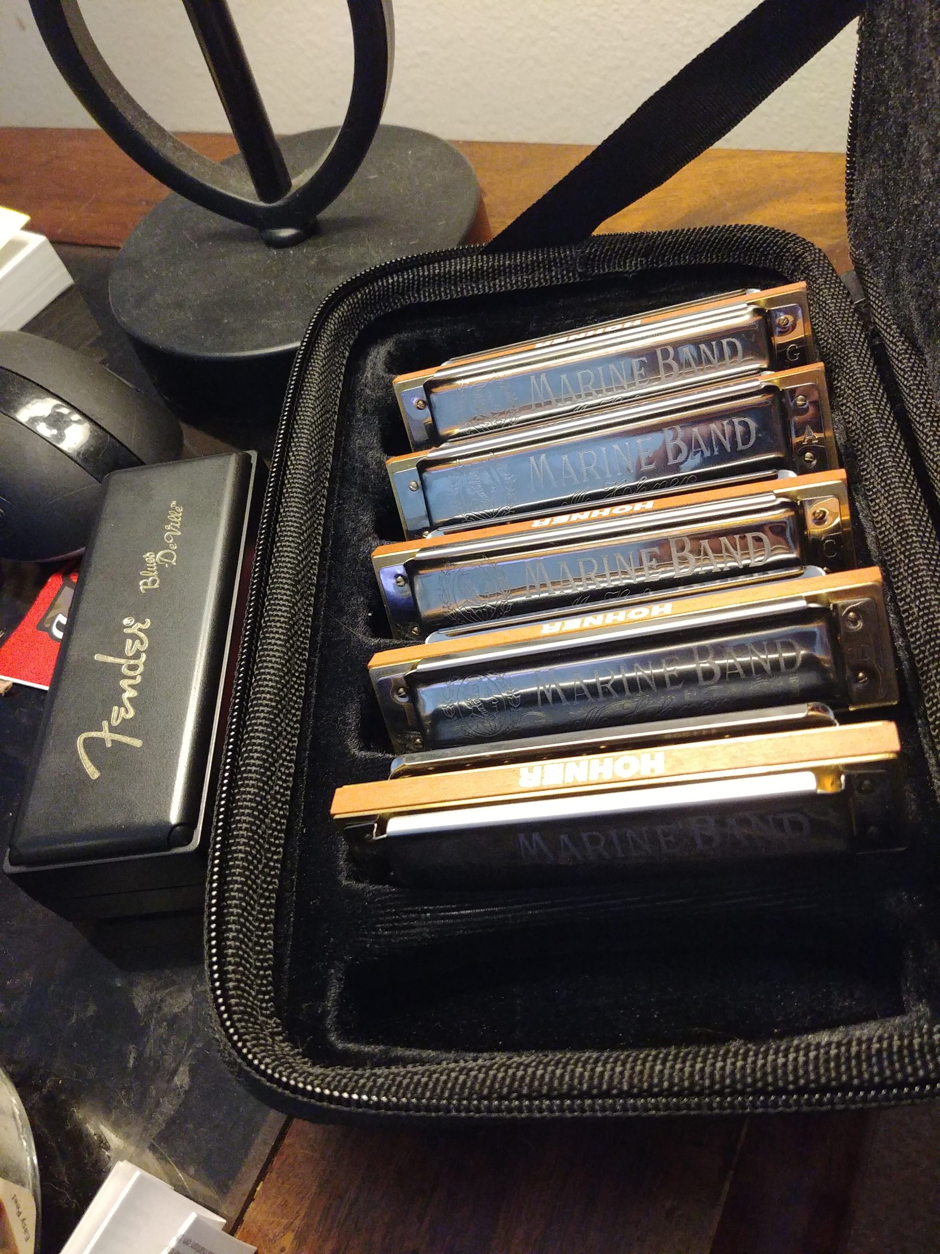 Hohner Marine Band 1896 Diatonic Harmonica (Stainless Steel, 5 Pack) | 10-Hole/20-Reed, Brass Reed Plates, Stainless Covers with Side Vents customer photo 1