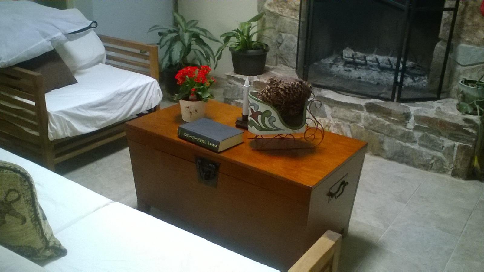SEI Furniture - Pyramid Lift-top Trunk Coffee Table - Transitional Design, Brown Finish - Ideal for Living Room, Family Room (CK1224) customer photo 1