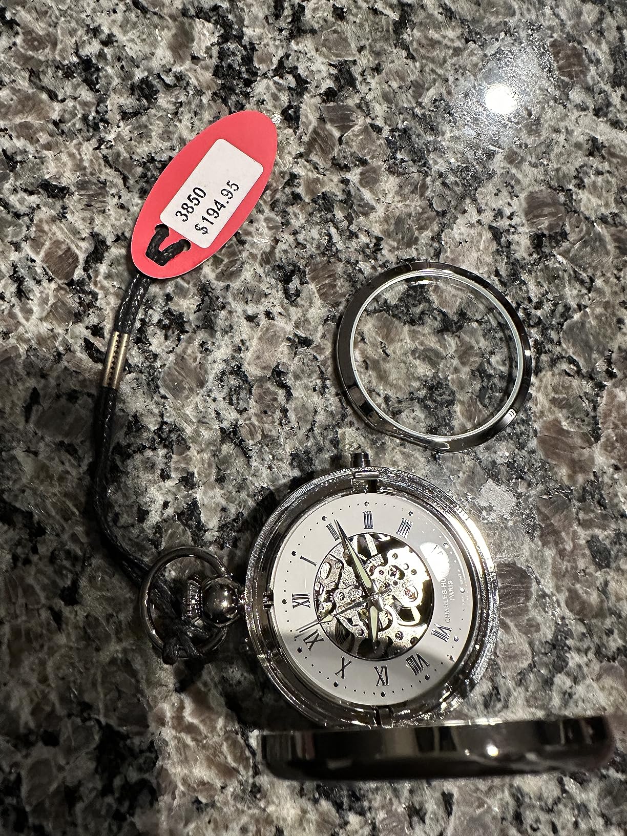 Charles Hubert 3850 Mechanical Picture Frame Pocket Watch customer photo 1