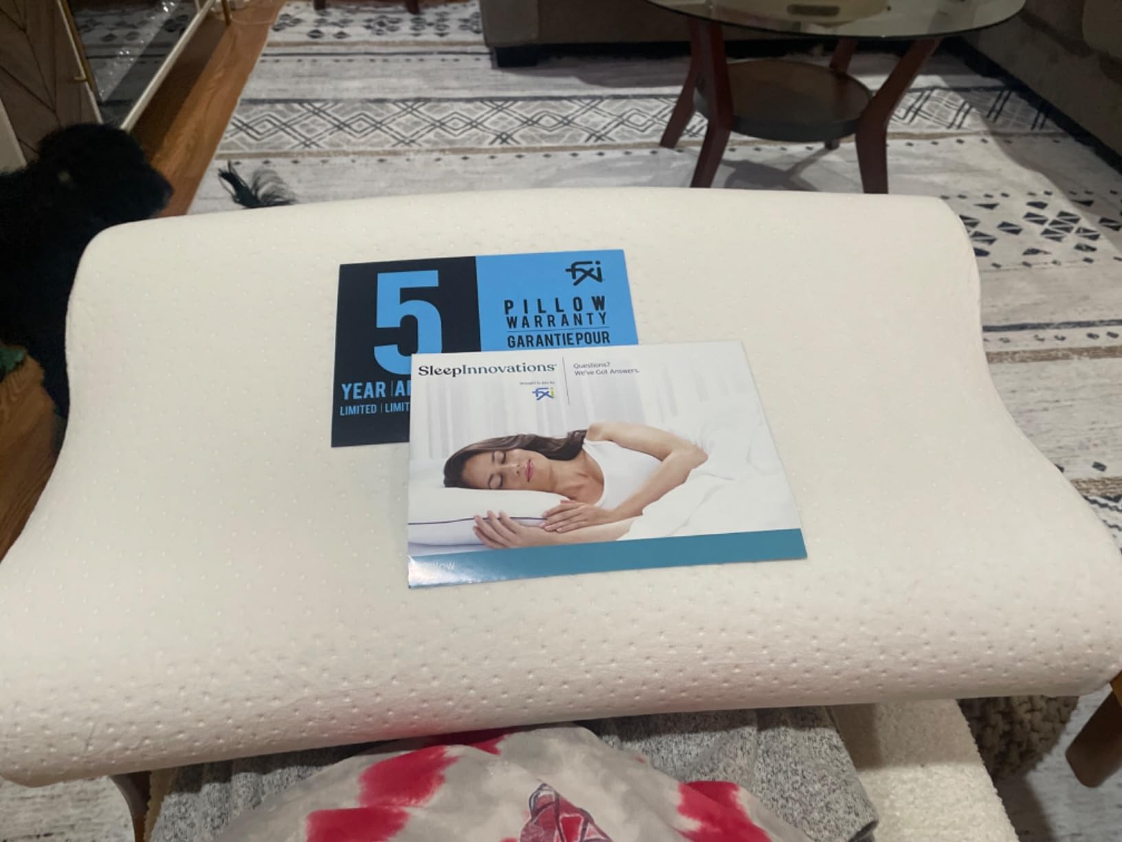 Sleep Innovations Memory Foam Contour Pillow, Queen Size, Head, Neck, and Shoulder Alignment, Side and Back Sleepers, Medium Support customer photo 1