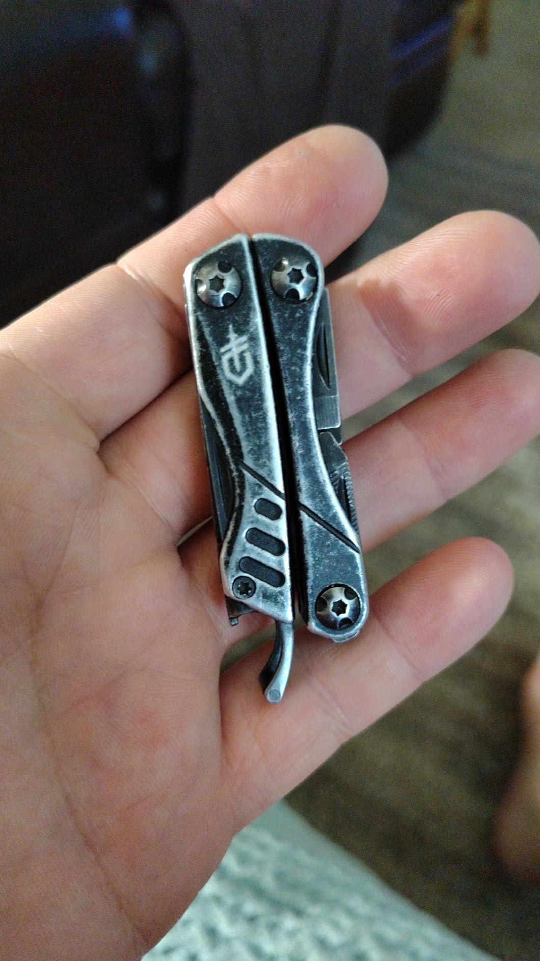 Gerber Dime 12-in-1 Mini Multitool Pliers, Pocket Knife, Bottle Opener, Red customer photo 1