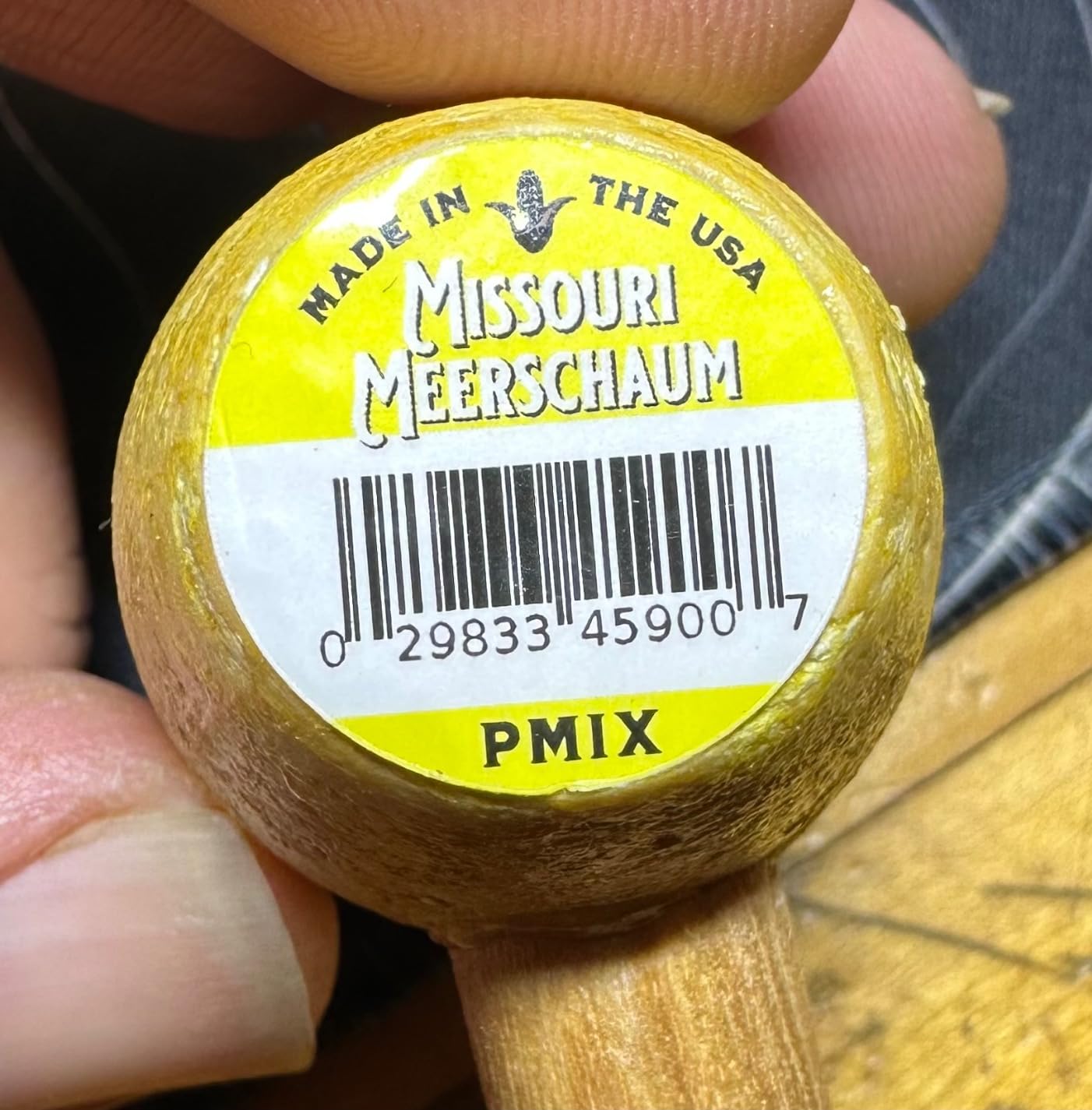 Missouri Meerschaum - Mizzou Corncob Tobacco Pipe customer photo 2