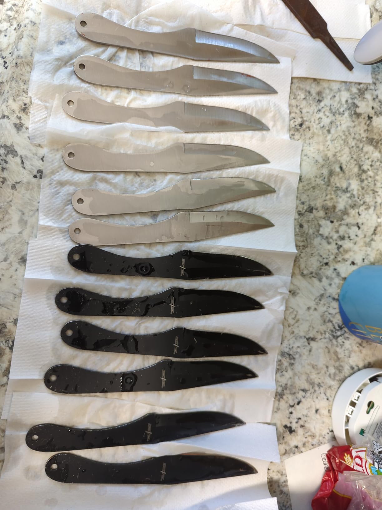 Perfect Point Throwing Knife Set with Stainless Steel Handle, Nylon Sheath, Well Balanced, Target Sports (712 Pack) customer photo 2
