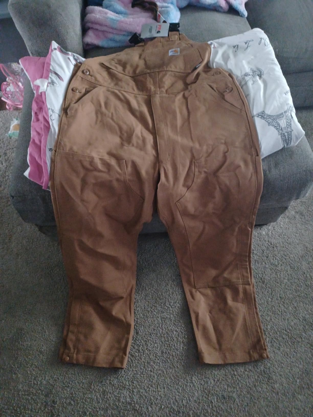 Carhartt Men's FR Duck Bib Overall customer photo 1