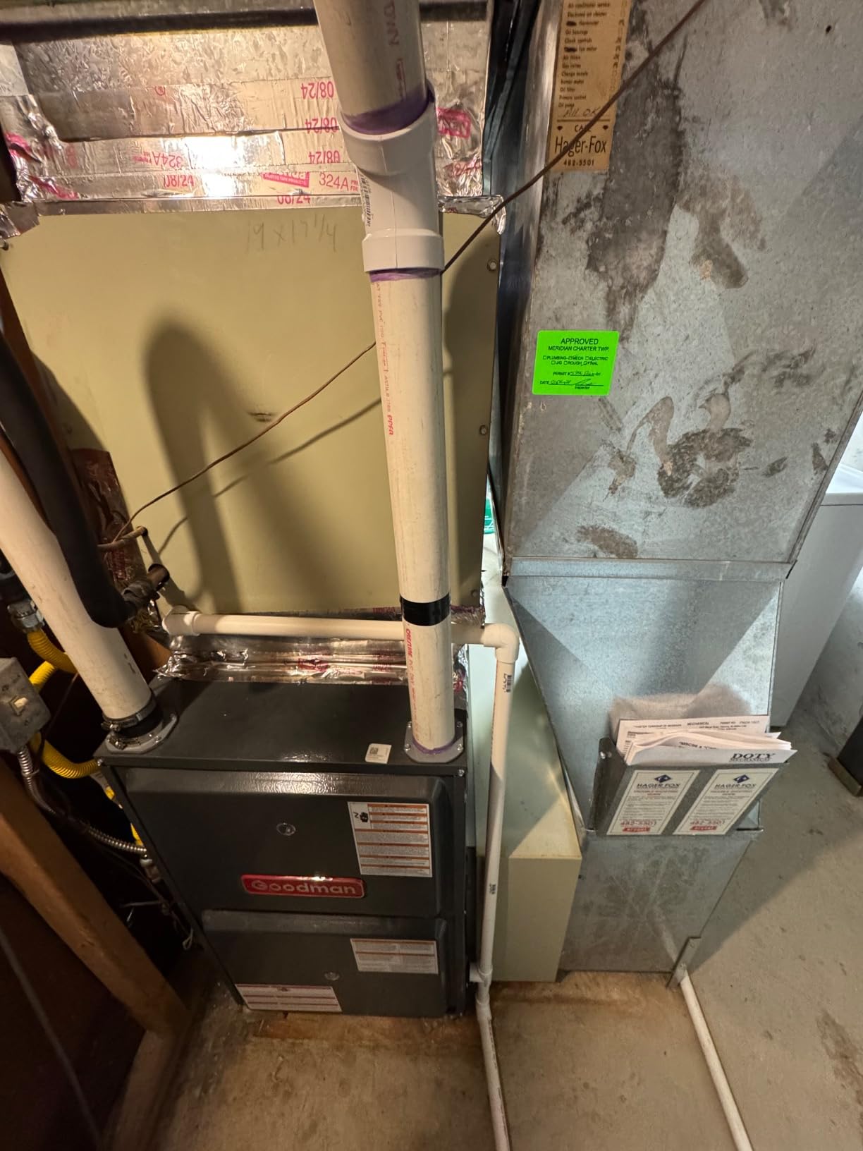 Goodman 96% AFUE Two Stage Upflow/Horizontal Multi-Speed 100k BTU Low NOx Natural Gas Furnace (GR9T961004CN) - 21