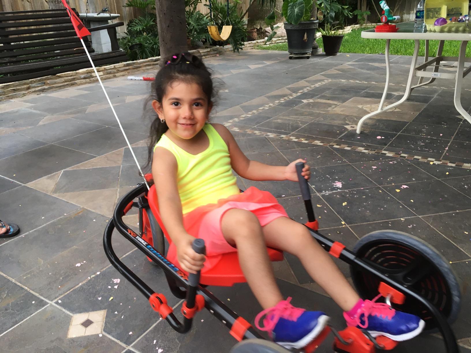 YBIKE Explorer Pedal Car - 3-Wheel Go Kart for Kids, Ride On Toys for Girls and Boys, Ages 4 & Up, Steer with Handles, Adjustable Frame & Seat, Up to 155 lbs customer photo 1