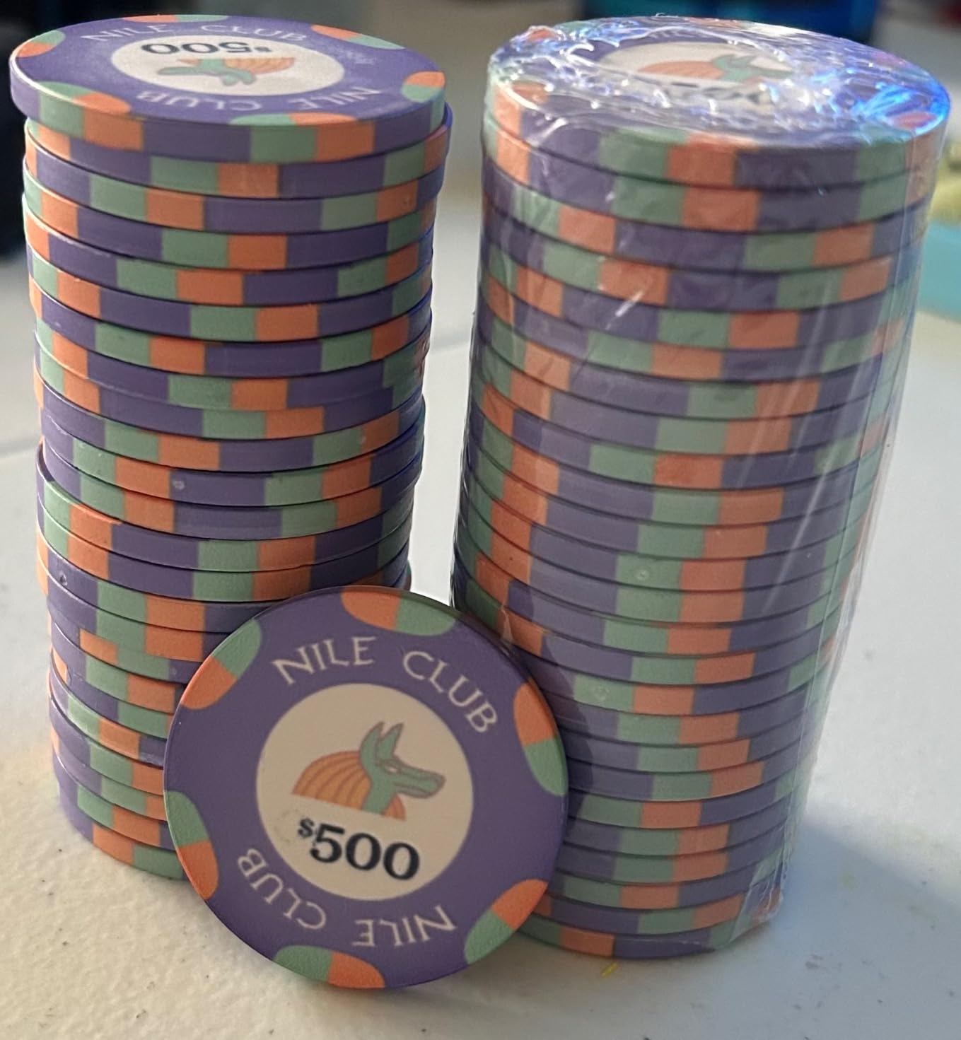 Brybelly Nile Club Casino Grade Ceramic 10-gram Poker Chip - Pack of 50 customer photo 1