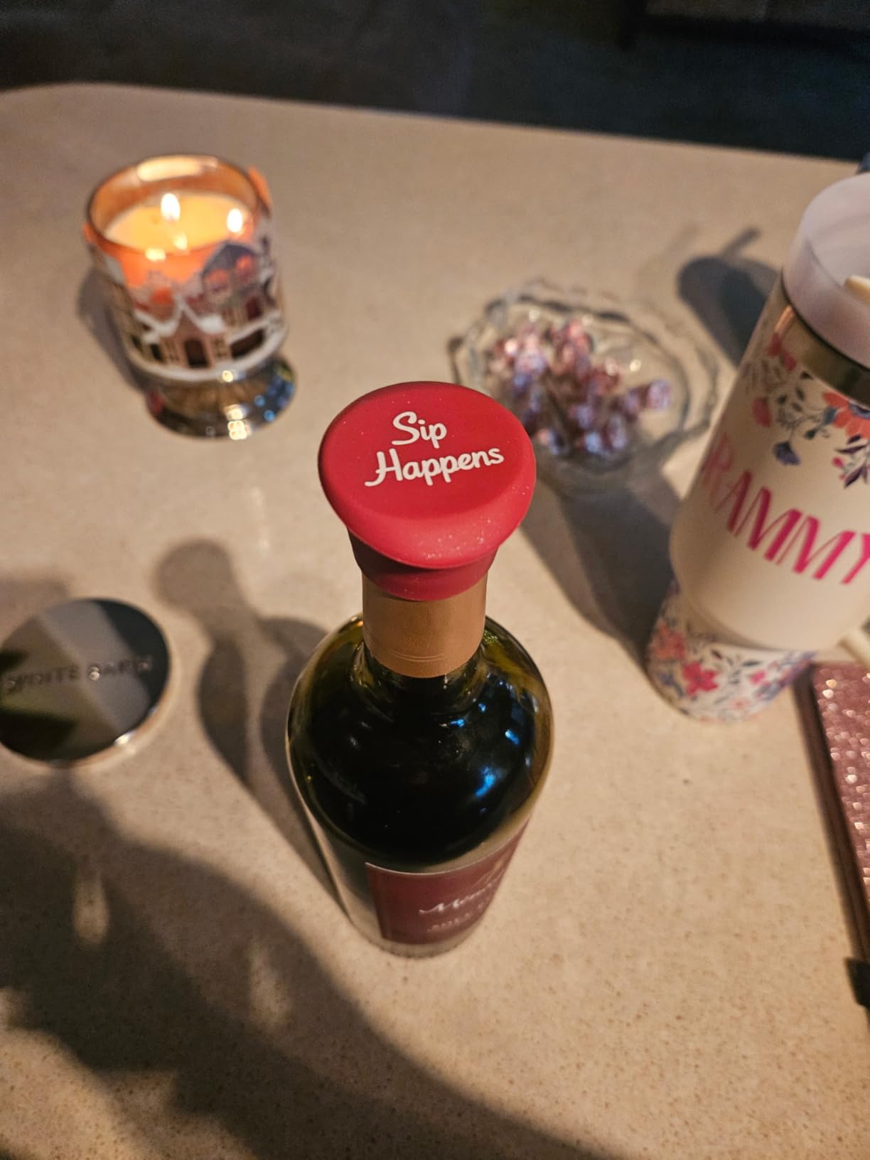 Funny Silicone Wine Stopper Set - Must-Have Wine Accessories & Perfect Wine Gifts for Women & Men - Airtight & Reusable customer photo 1