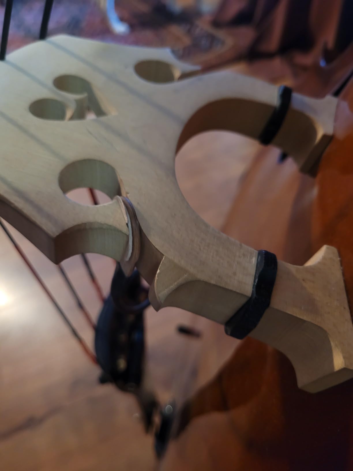 KNA DB-1 Double Bass Pickup, Bridge Mounted Piezo Pickup for Upright Bass customer photo 2