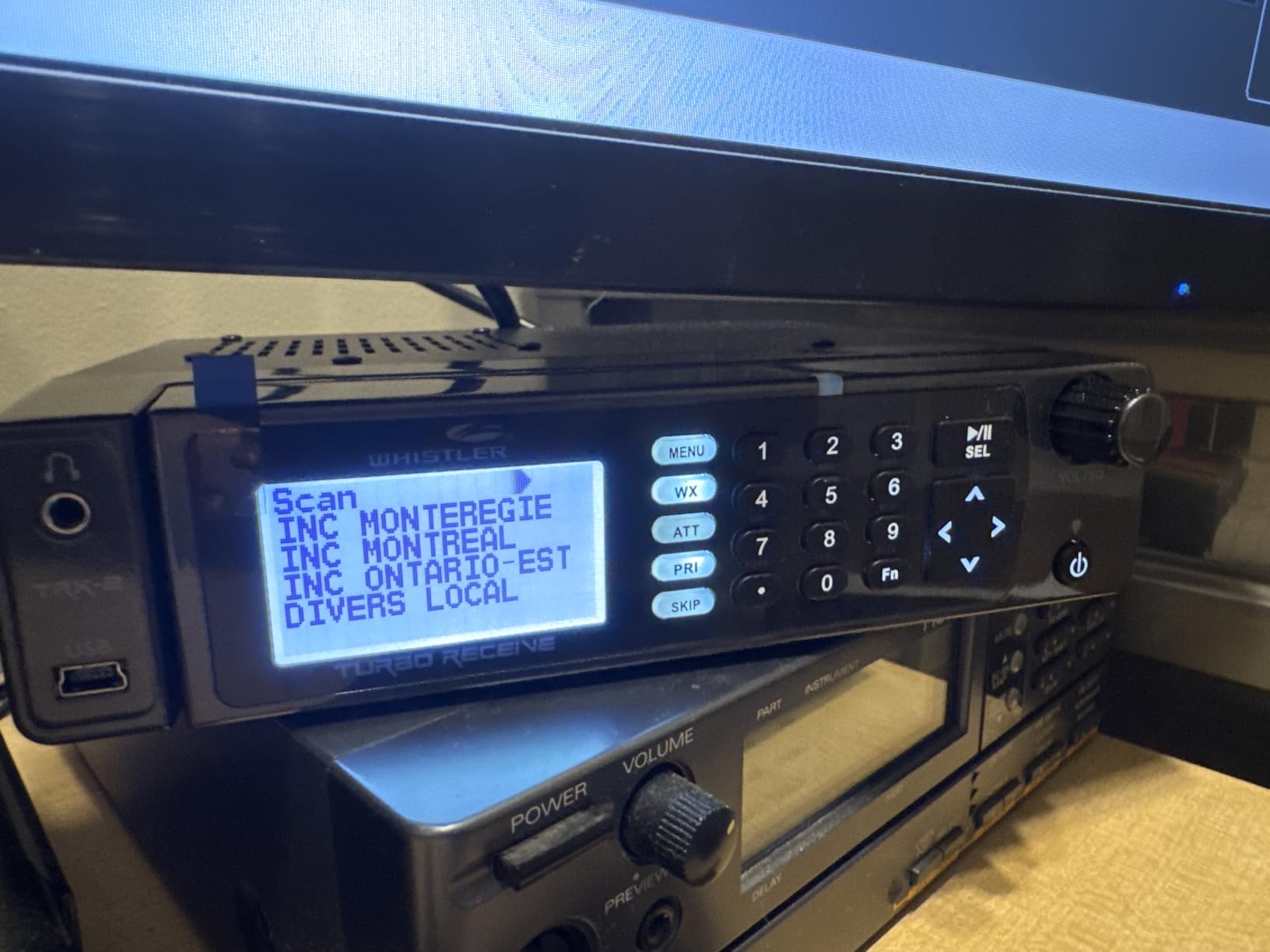 Whistler TRX-2 Digital Police Scanner - Desktop/Mobile Scanner with EZ Scan Software, APCO P25 Phase I & II, DMR, NXDN, and USA/Canada Database Preloaded customer photo 1