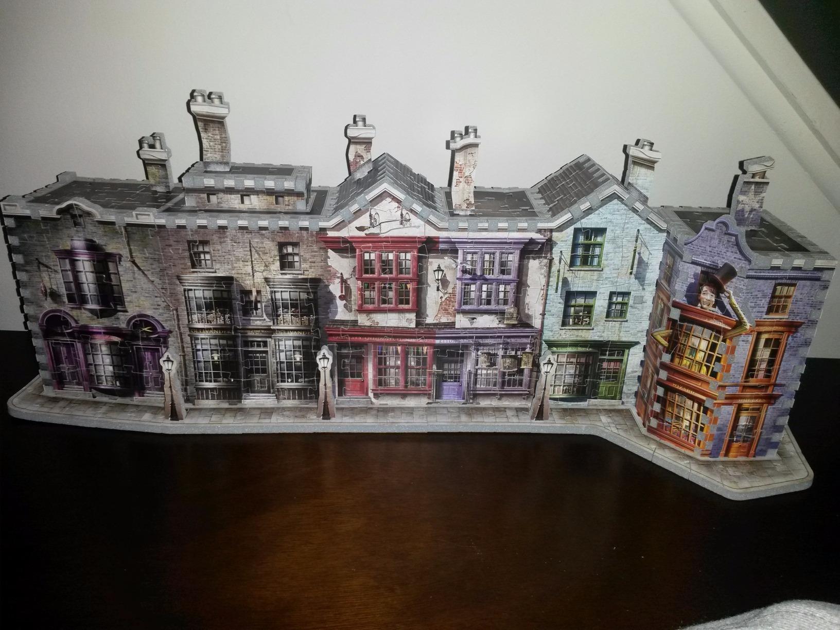 Wrebbit3D Harry Potter 3D Puzzle Model of Diagon Alley | 450 Real Jigsaw Puzzle Pieces | Build and Journey Through the Wizarding World customer photo 1