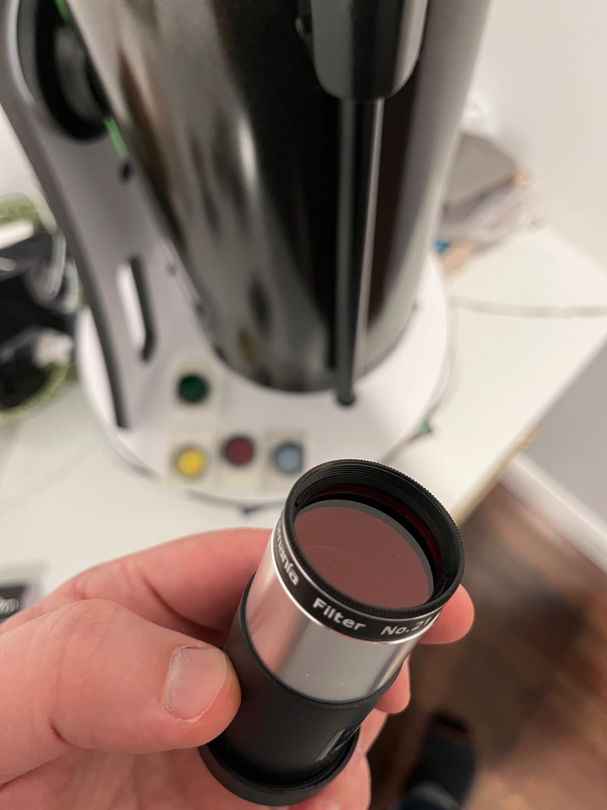 Astromania Telescope Eyepiece Filte Set 1.25 Inch Four Pcs Color Filters | Includes 15/25/58A/80A Planetary Color Filters, Accepts 1.25 Inch Telescope Eyepiece, Black Anodized Aluminium Alloy customer photo 2