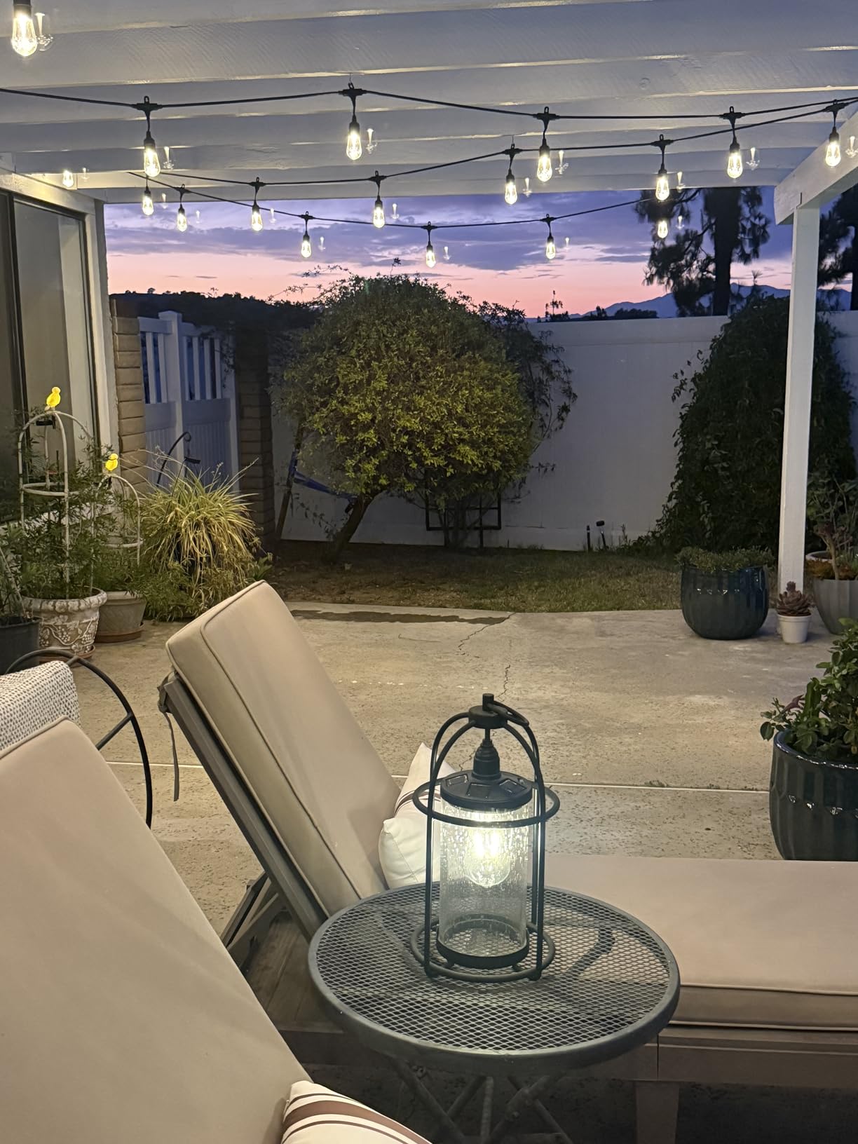 Enbrighten LED Outdoor String Lights 48ft Soft Warm White Patio Lights with Ultra-Durable Shatterproof and Waterproof Acrylic Bulbs for Balcony, Backyard, Porch, Gazebo, Deck, Party and Market, 35631 customer photo 2