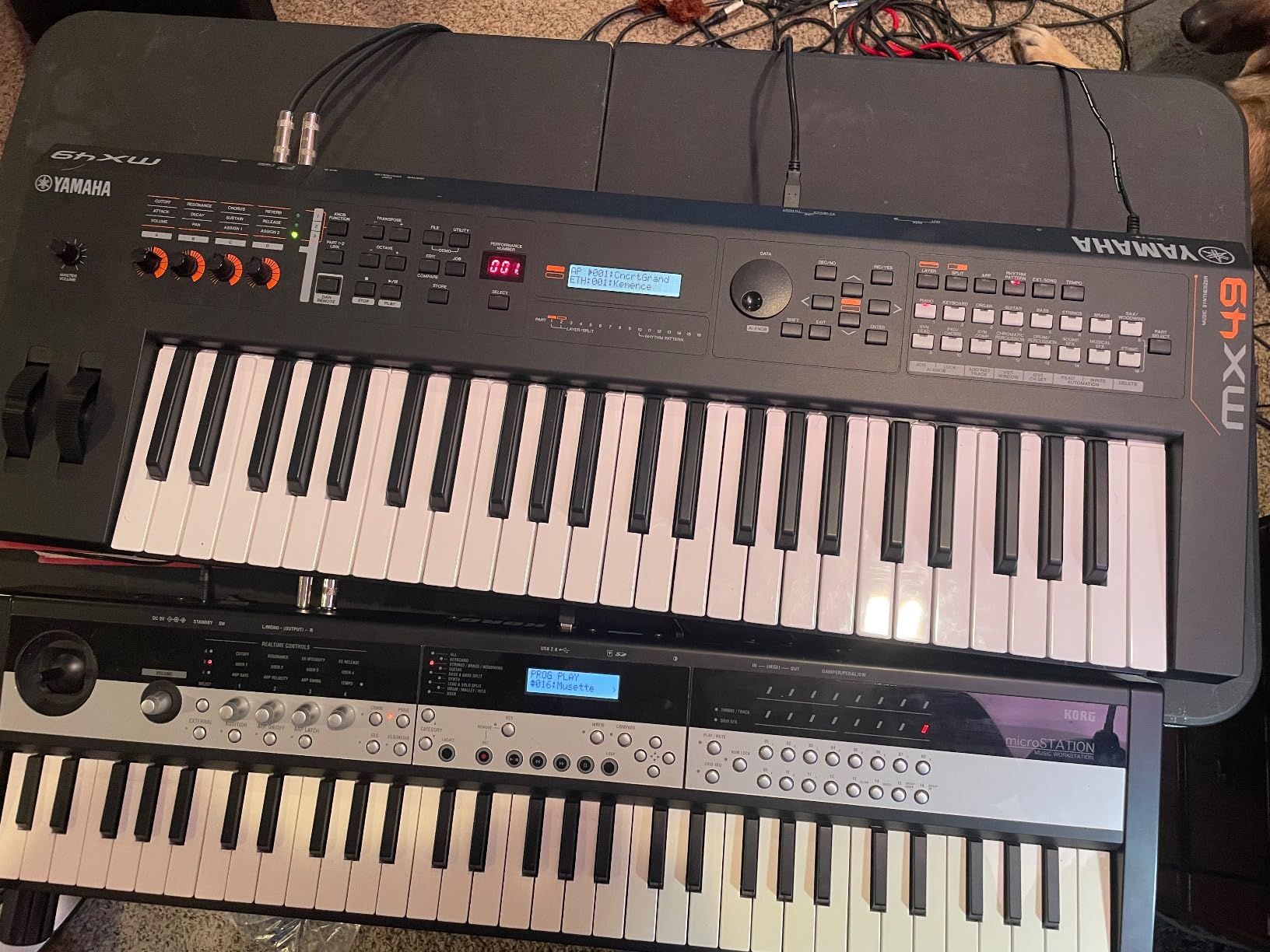 Yamaha MX88 88-Key Weighted Action Synthesizer (MX88BK) customer photo 1