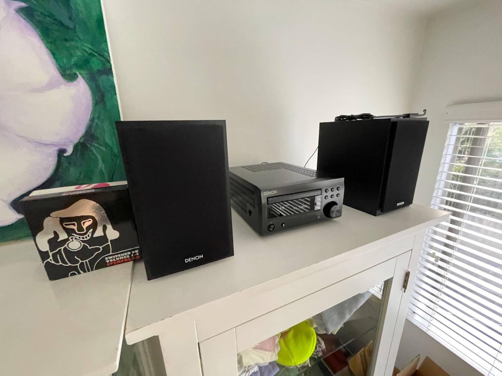 Denon D-M41 Home Theater Mini Amplifier and Bookshelf Speaker Pair - Compact HiFi CD Stereo System with Speakers, FM/AM Tuner, Wireless Bluetooth Amplifier customer photo 2